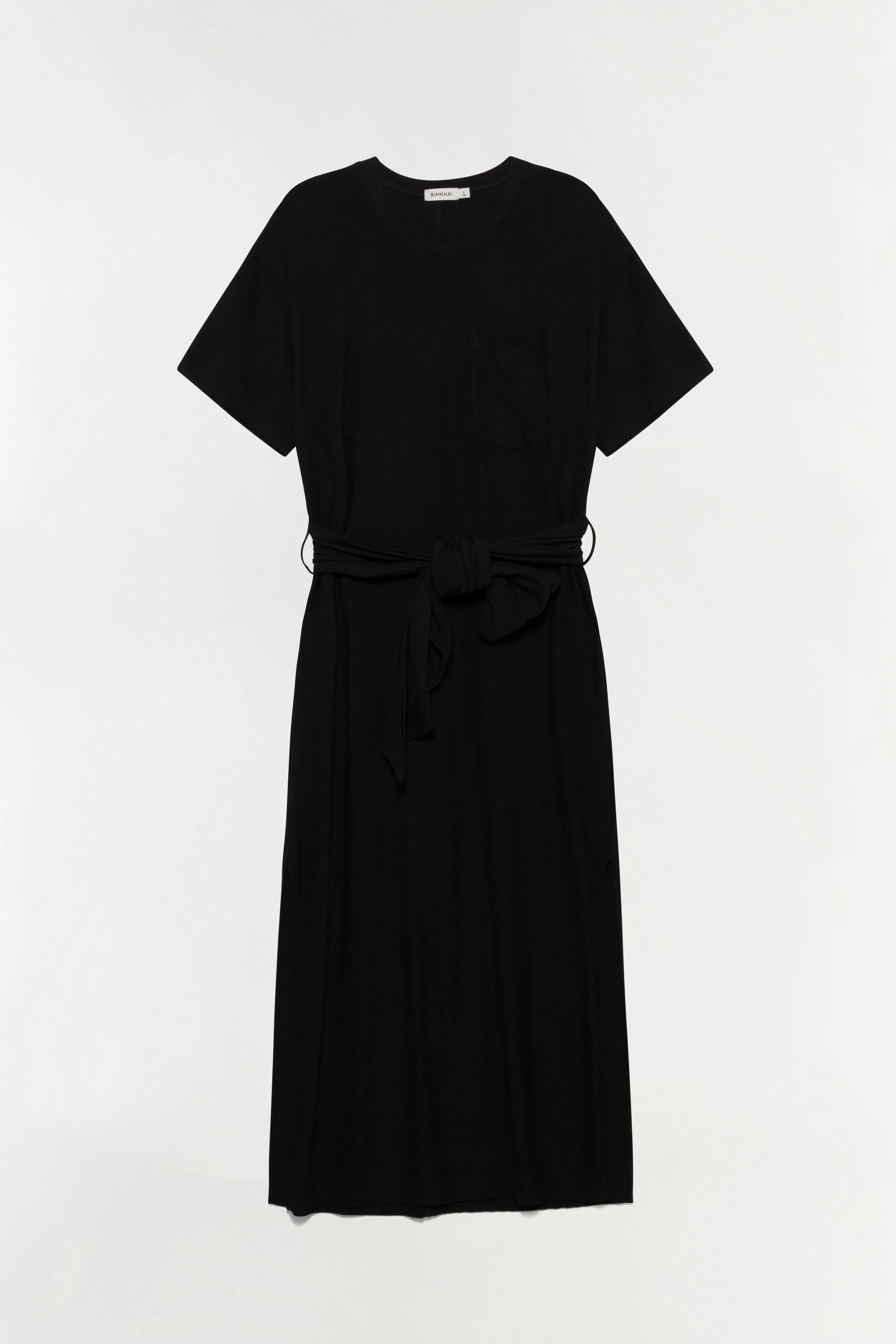 Womens | Kassie Jersey T-Shirt Dress | Black