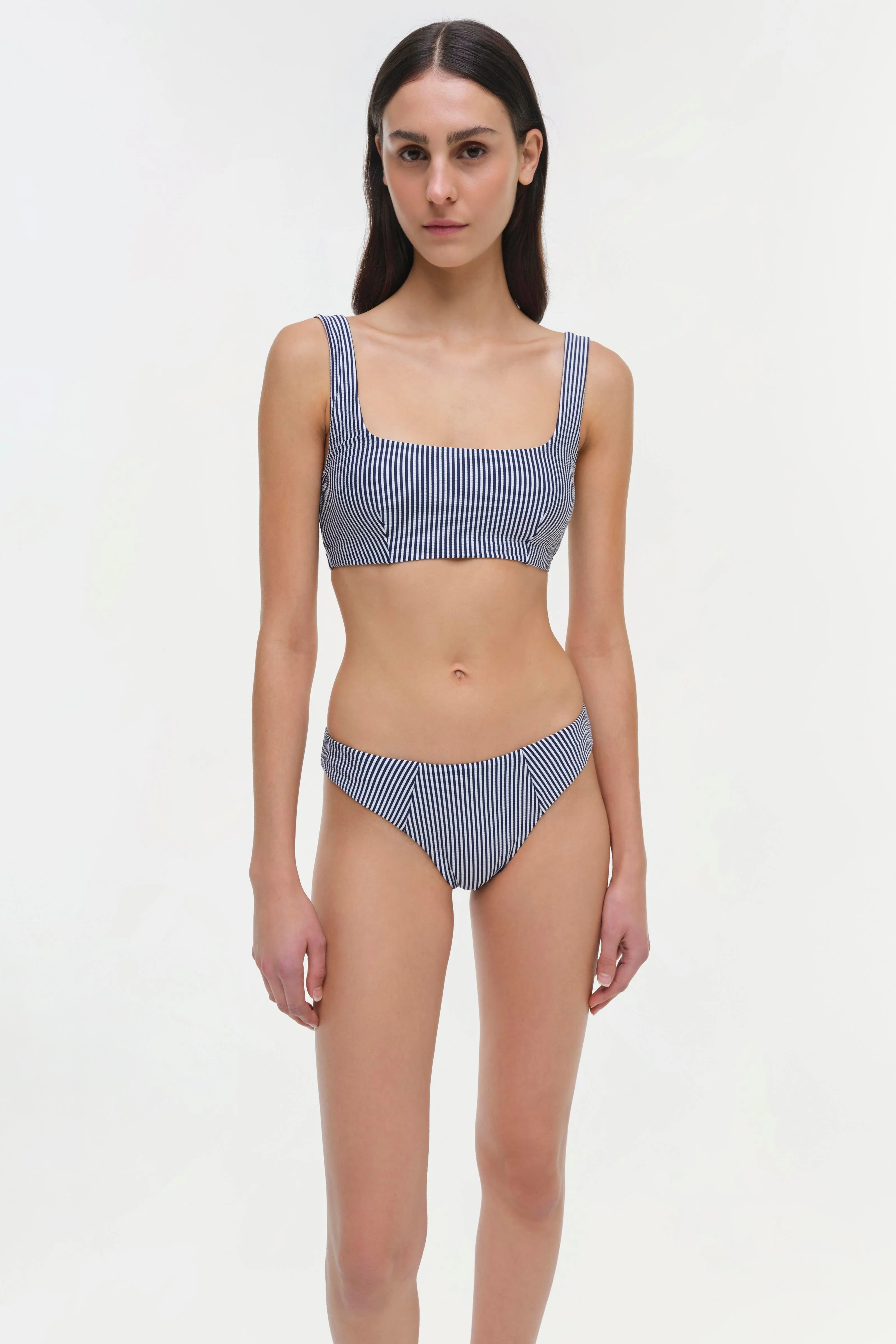 Womens | Keagan Bikini Bottom | Midnight Stripe - Image 3