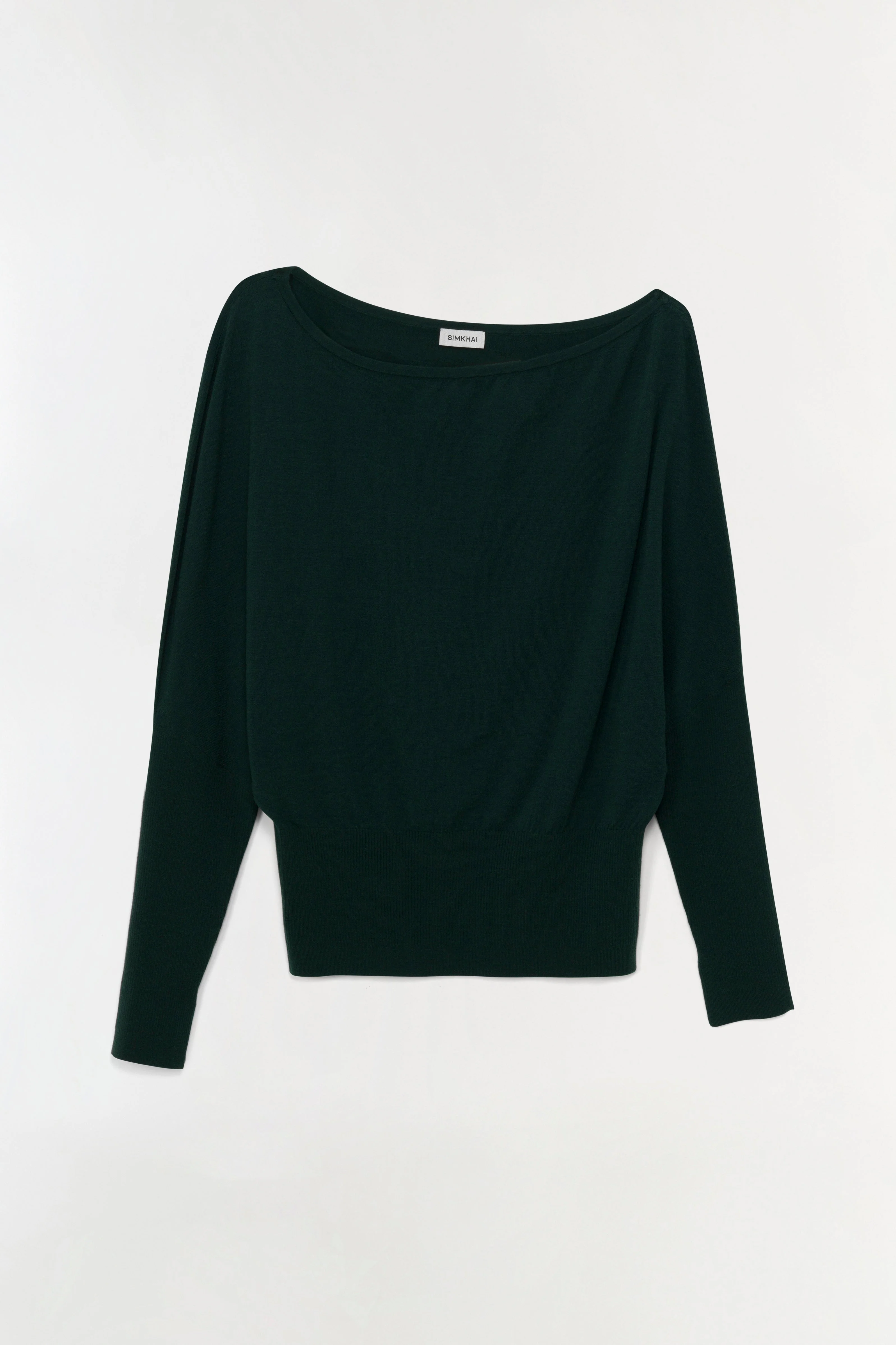Womens | Lavina Off Shoulder Sweater | Emerald