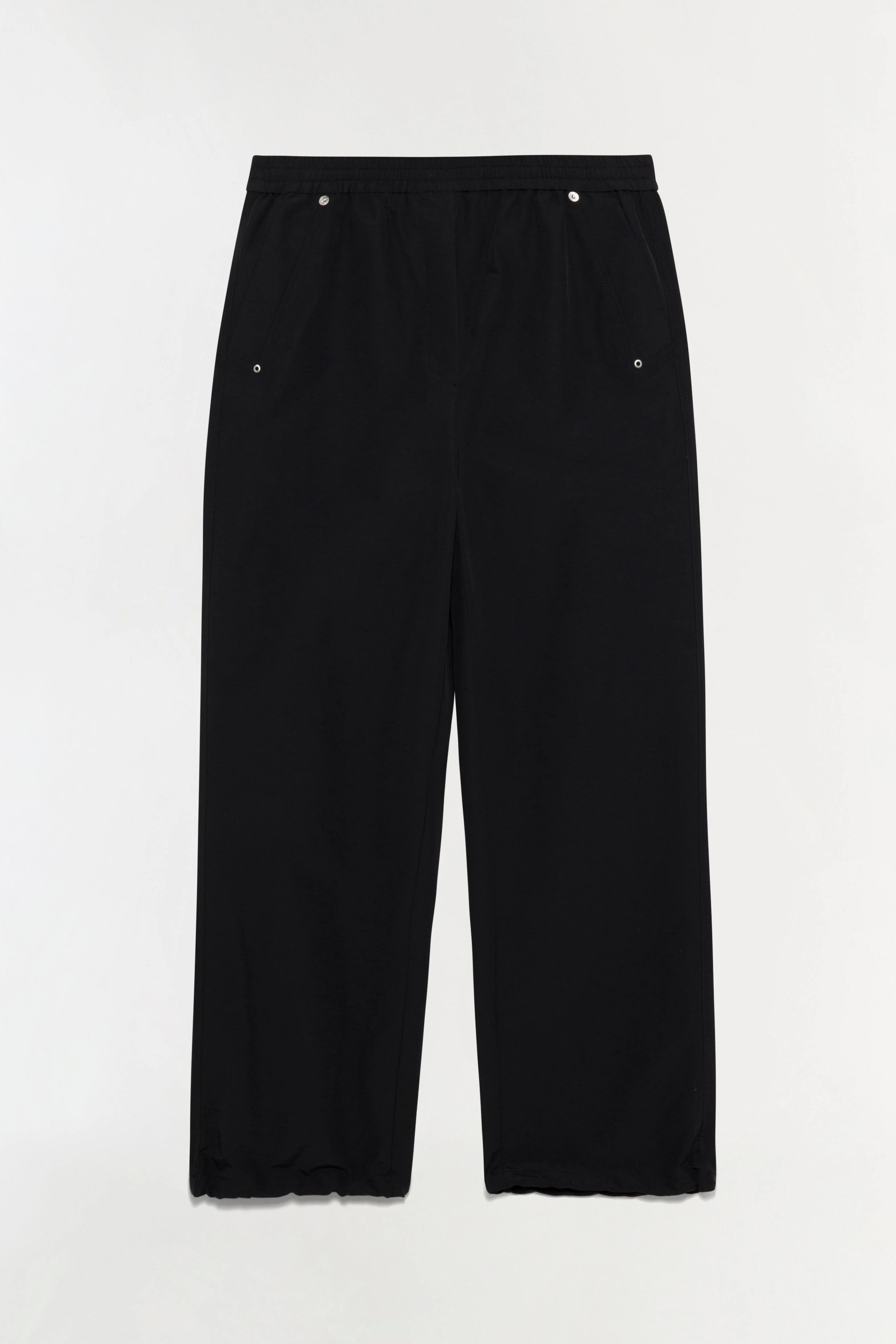 Womens | Mavrick Cotton Faille Pull On Pant | Black