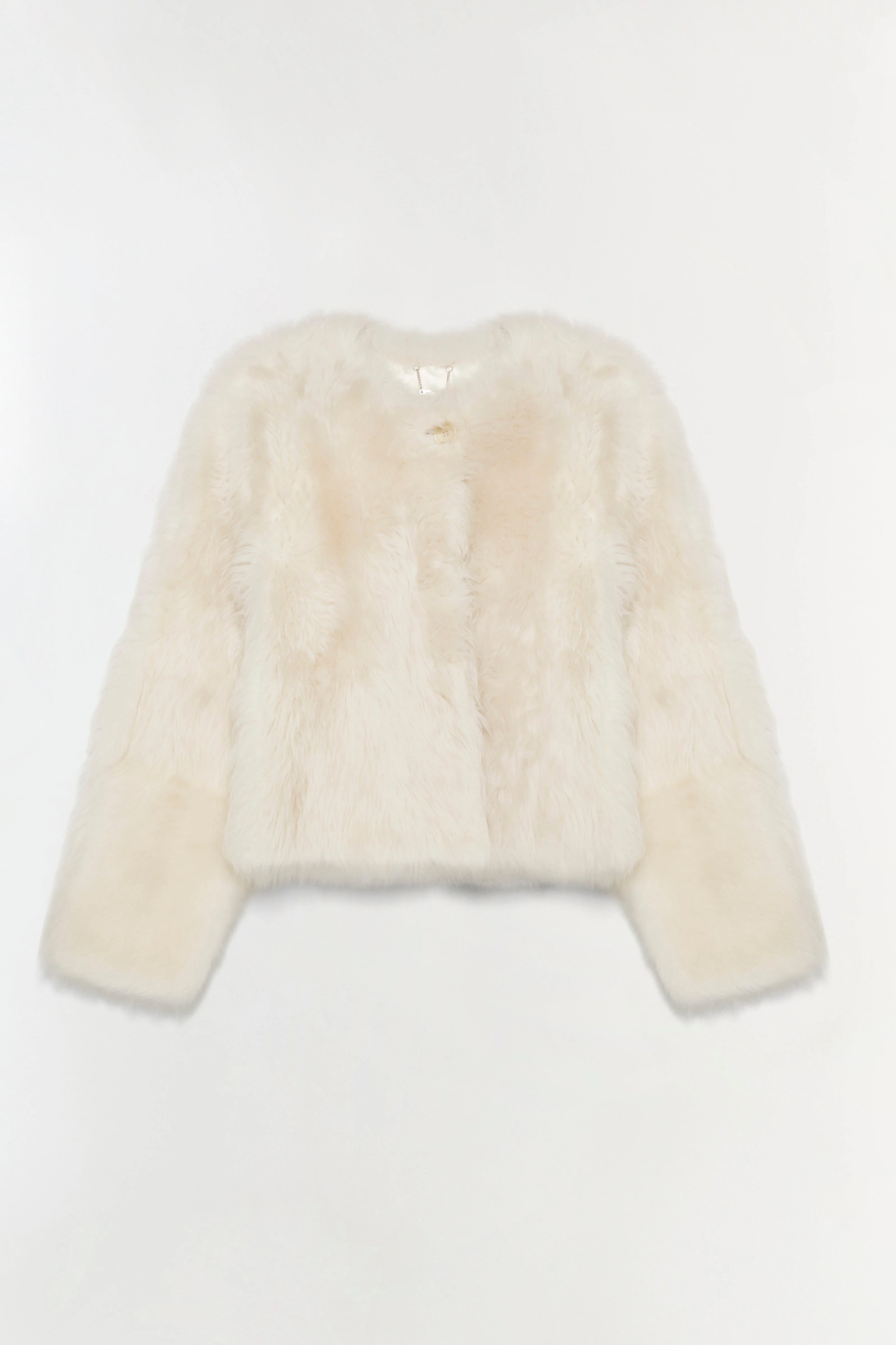 Womens | Natasha Shearling Jacket | Ivory