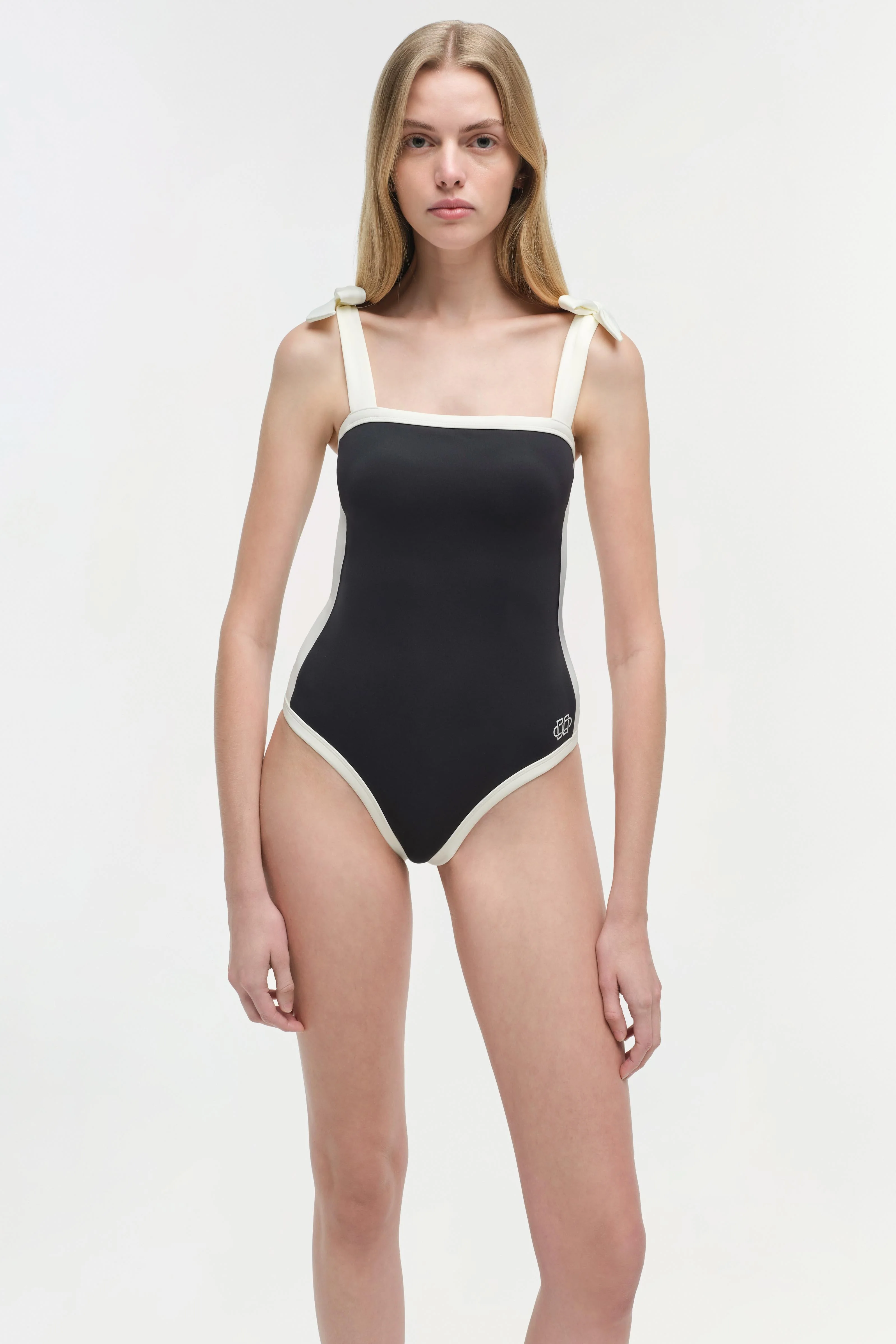 Womens | Piper Colorblocked One Piece | Black Multi - Image 3