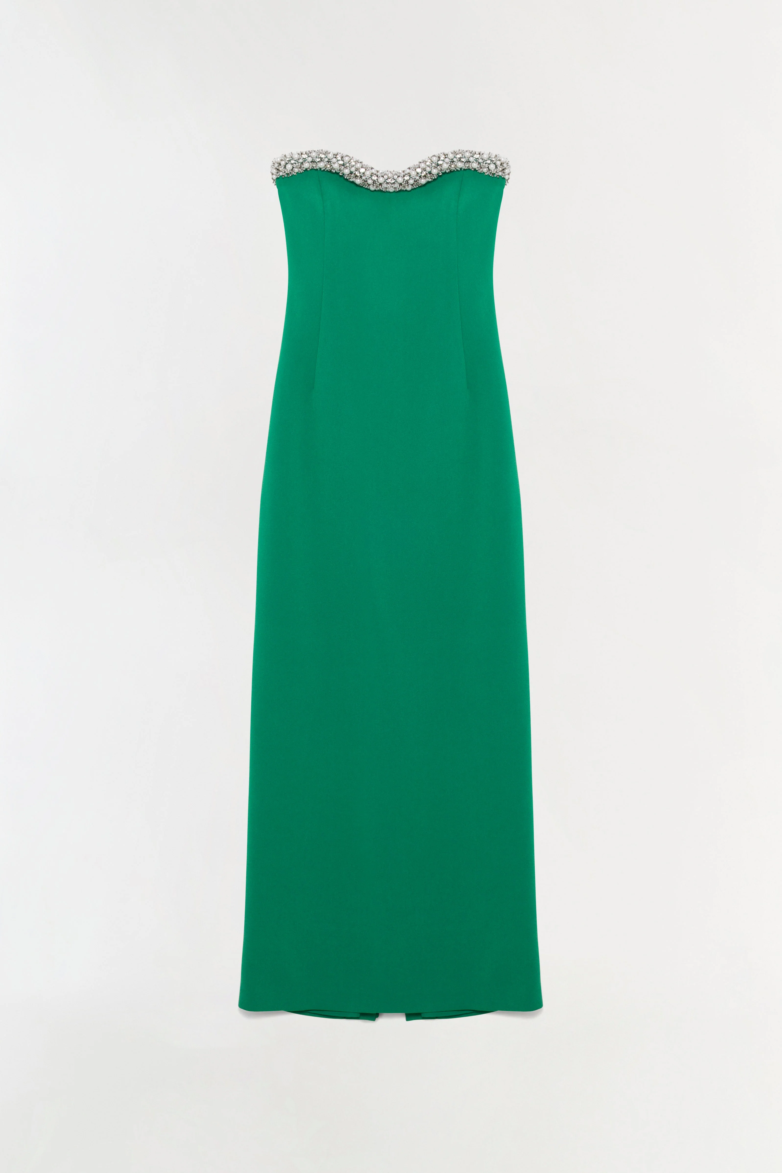 Womens | Riona Embellished Bustier Gown | Kelly Green