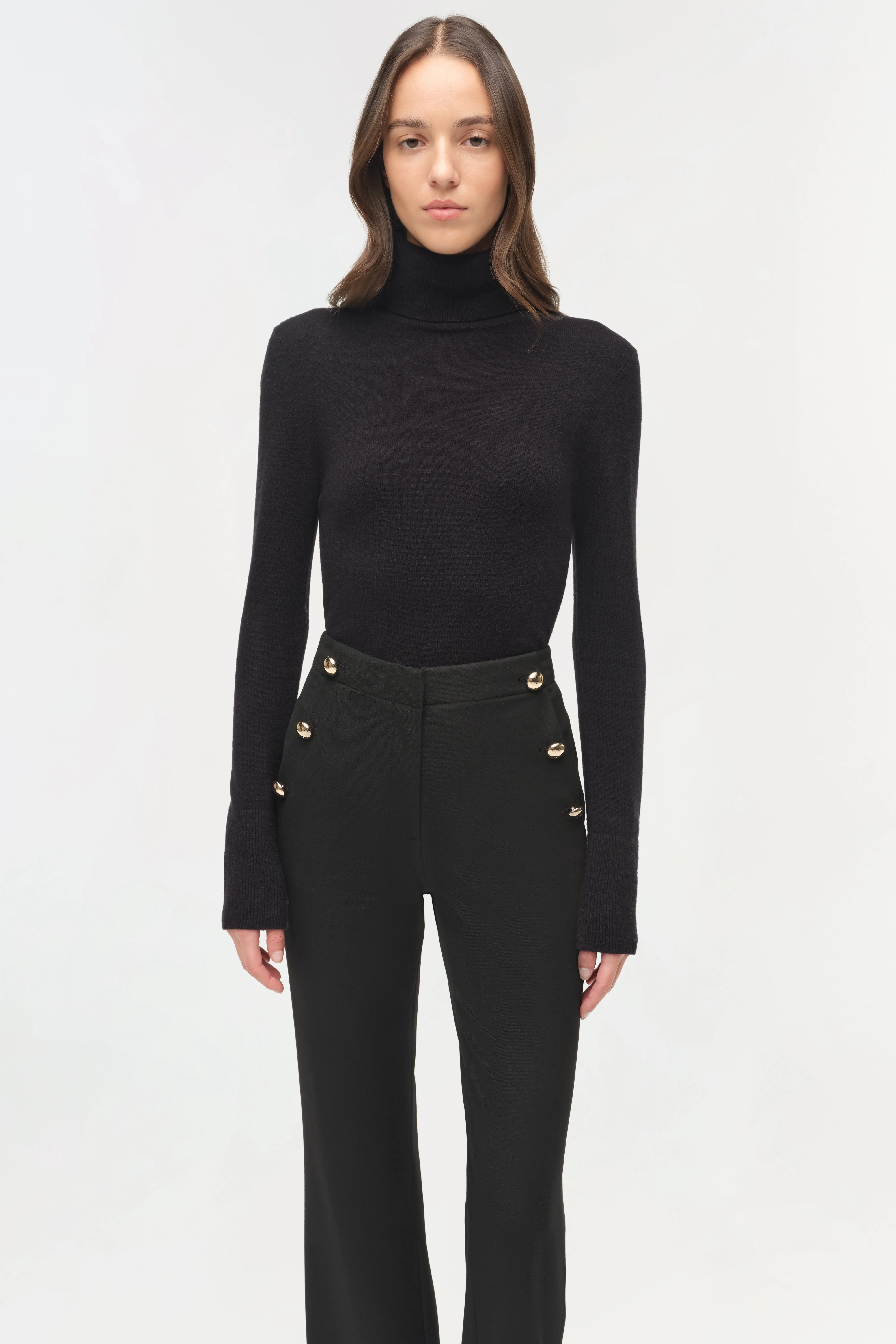 Womens | Robin Tailored Trouser | Black - Image 4