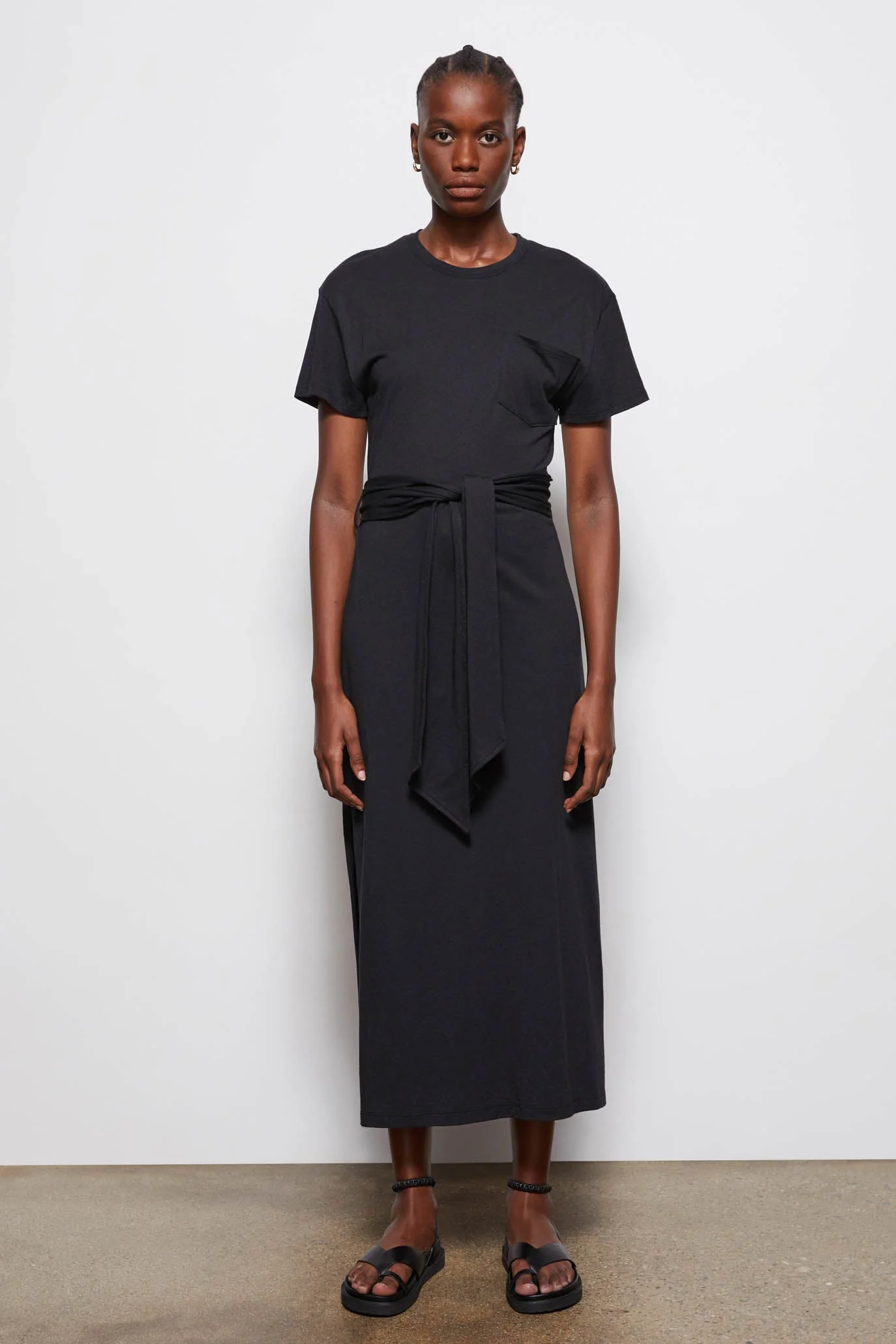 Womens | Sara Organic Cotton Dress | Black