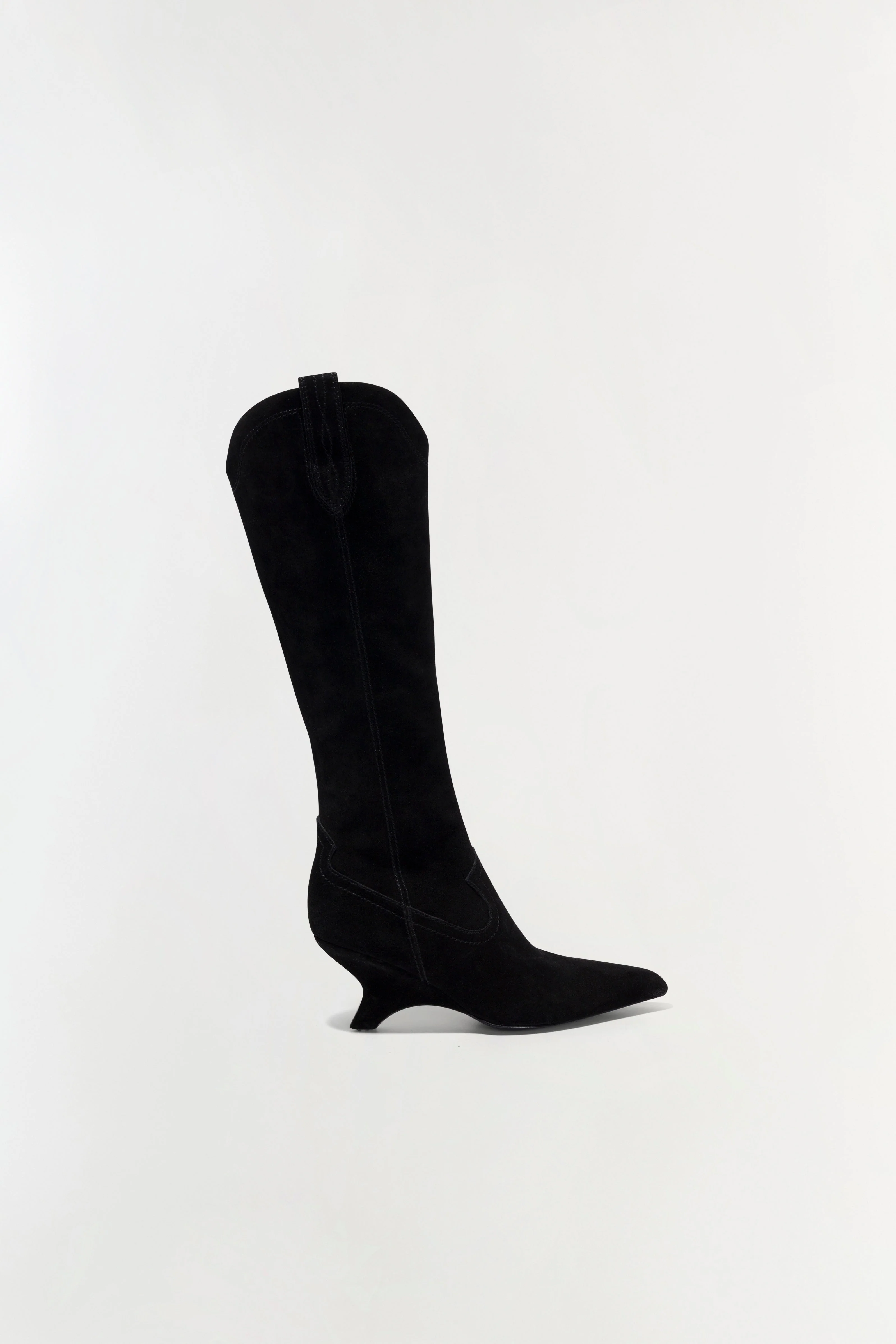 Womens | Shadow Suede Knee High Boot | Black