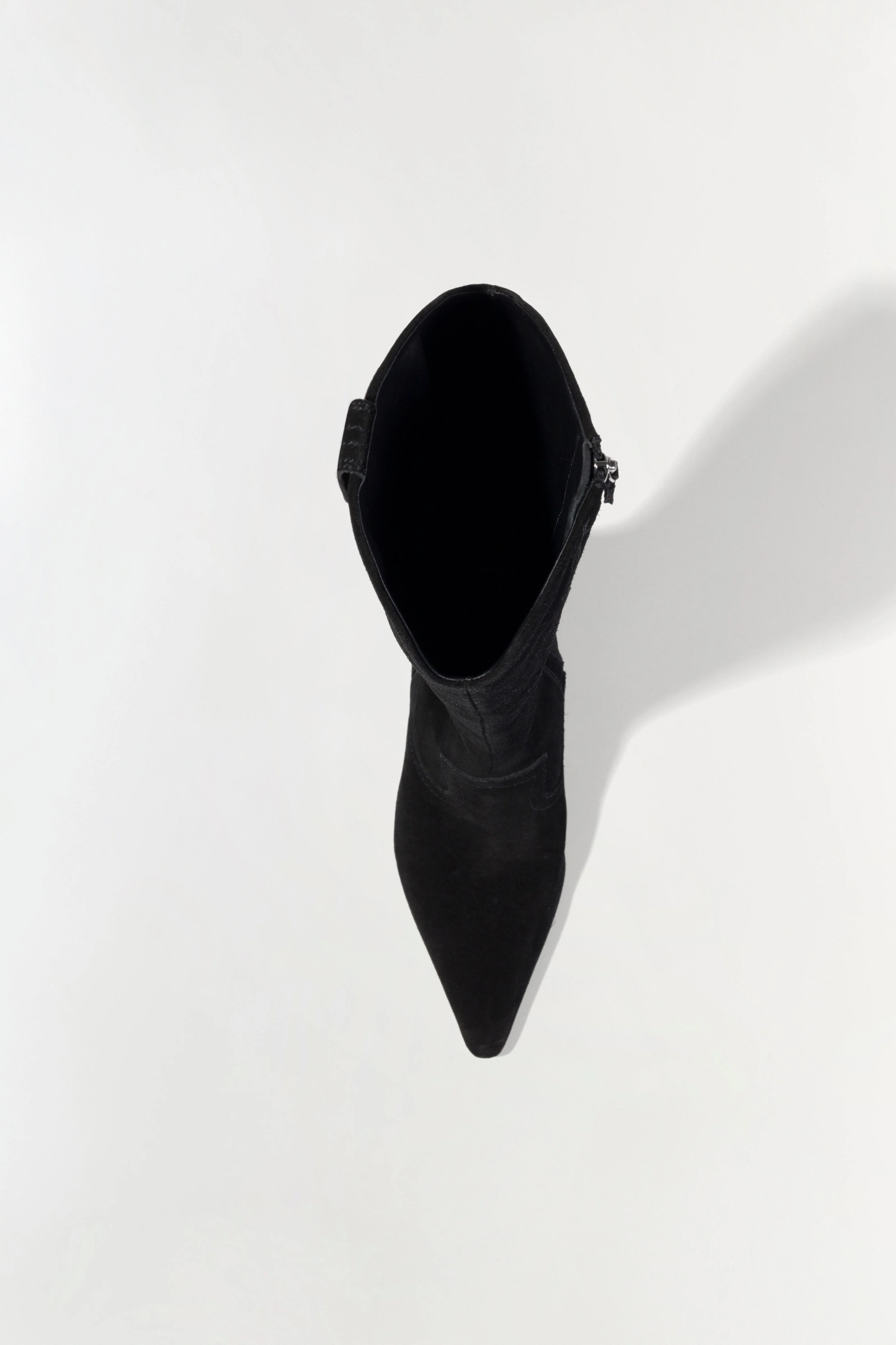 Womens | Shadow Suede Knee High Boot | Black - Image 4