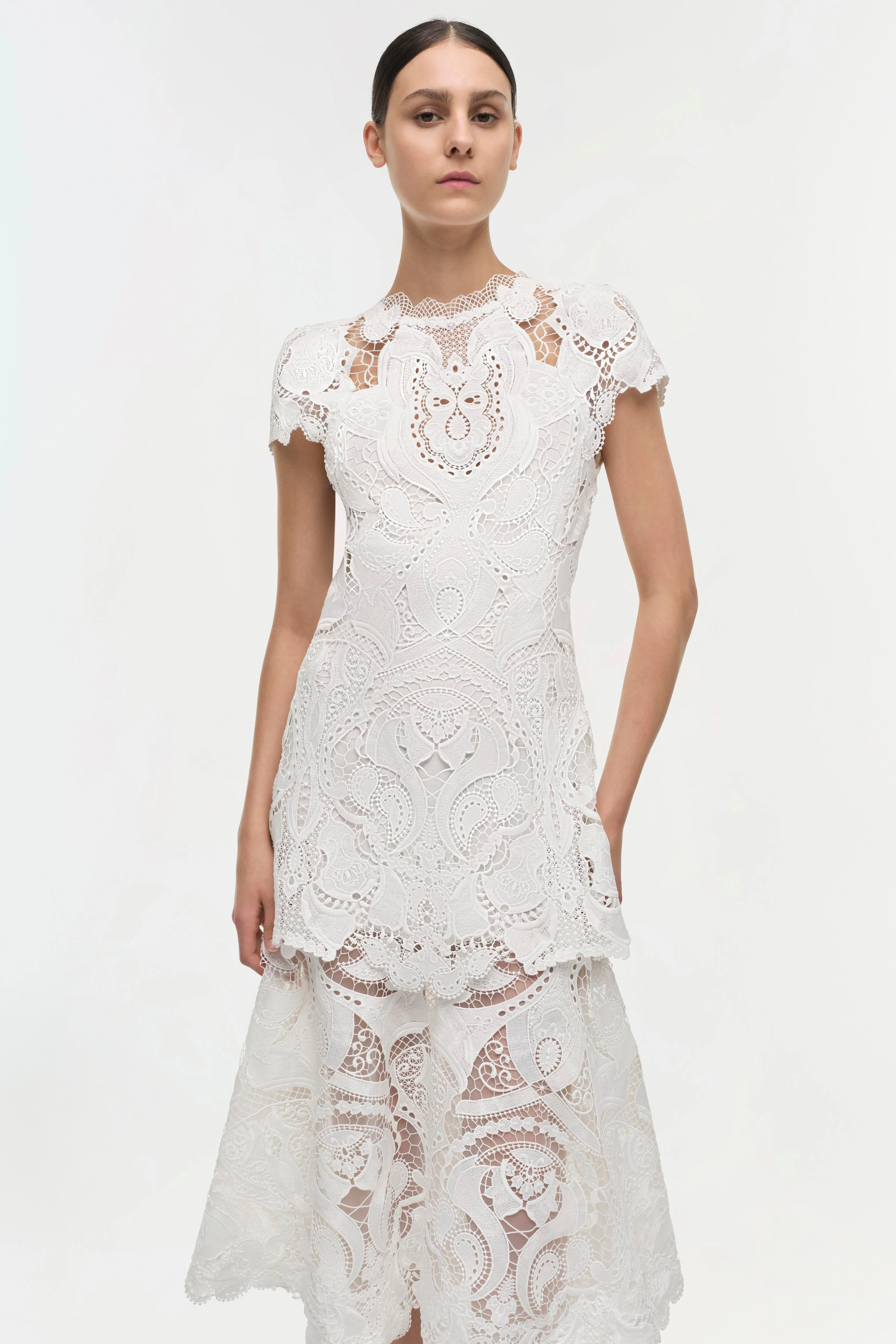 Womens | Signature Laura Dress | White - Image 3