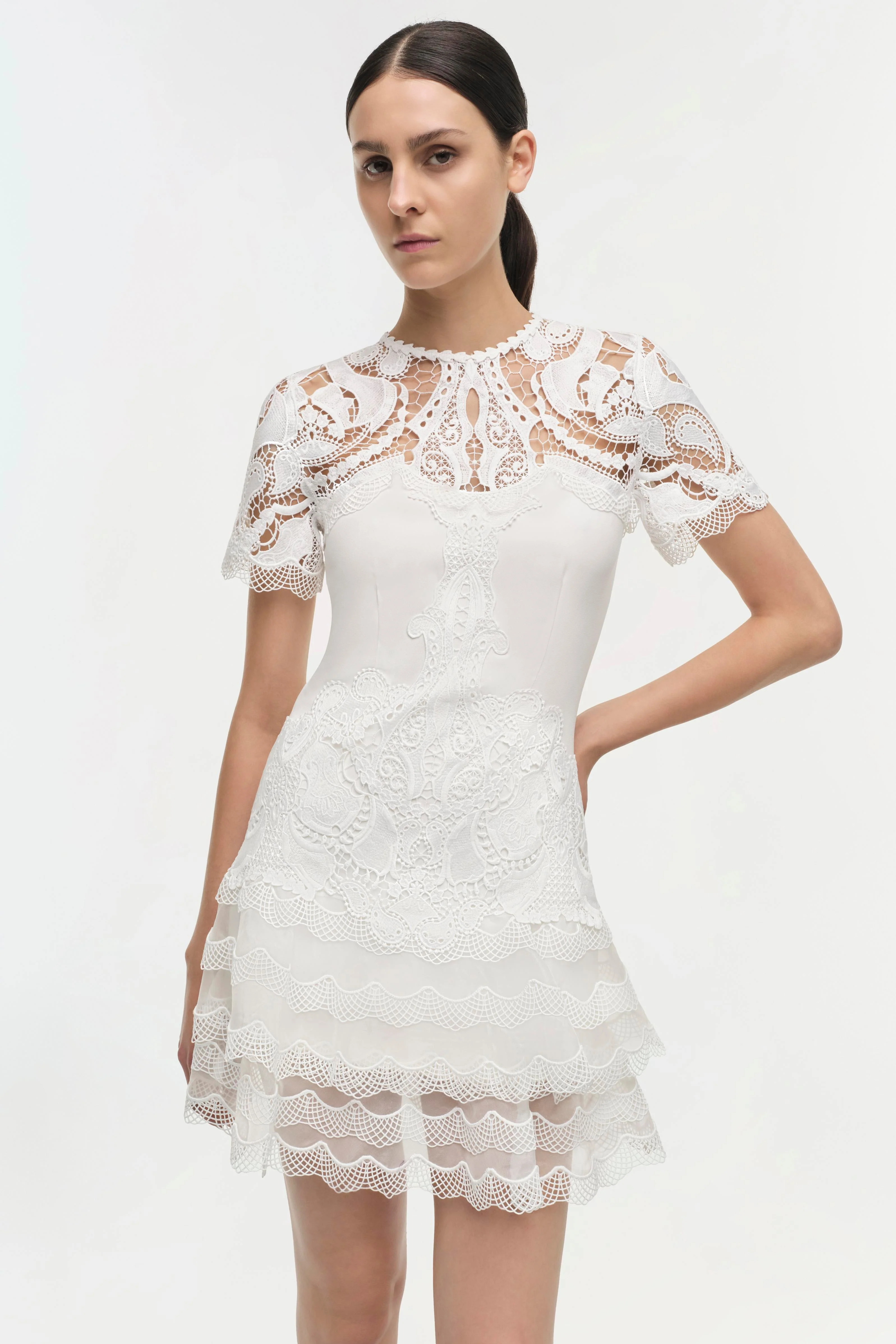 Womens | Signature Paislee Dress | White - Image 3