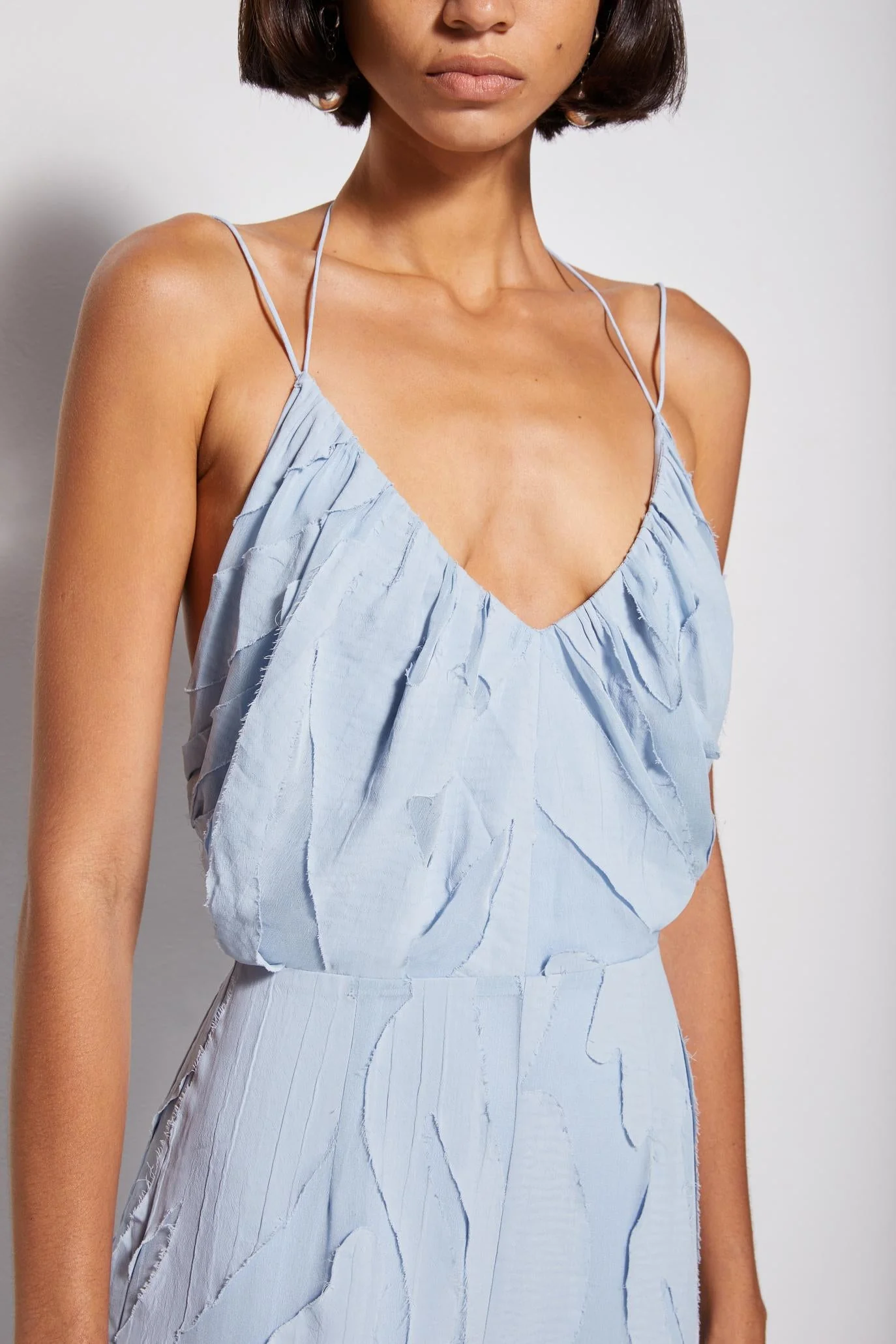Womens | Sophia Textured Jumpsuit | Cove - Image 3