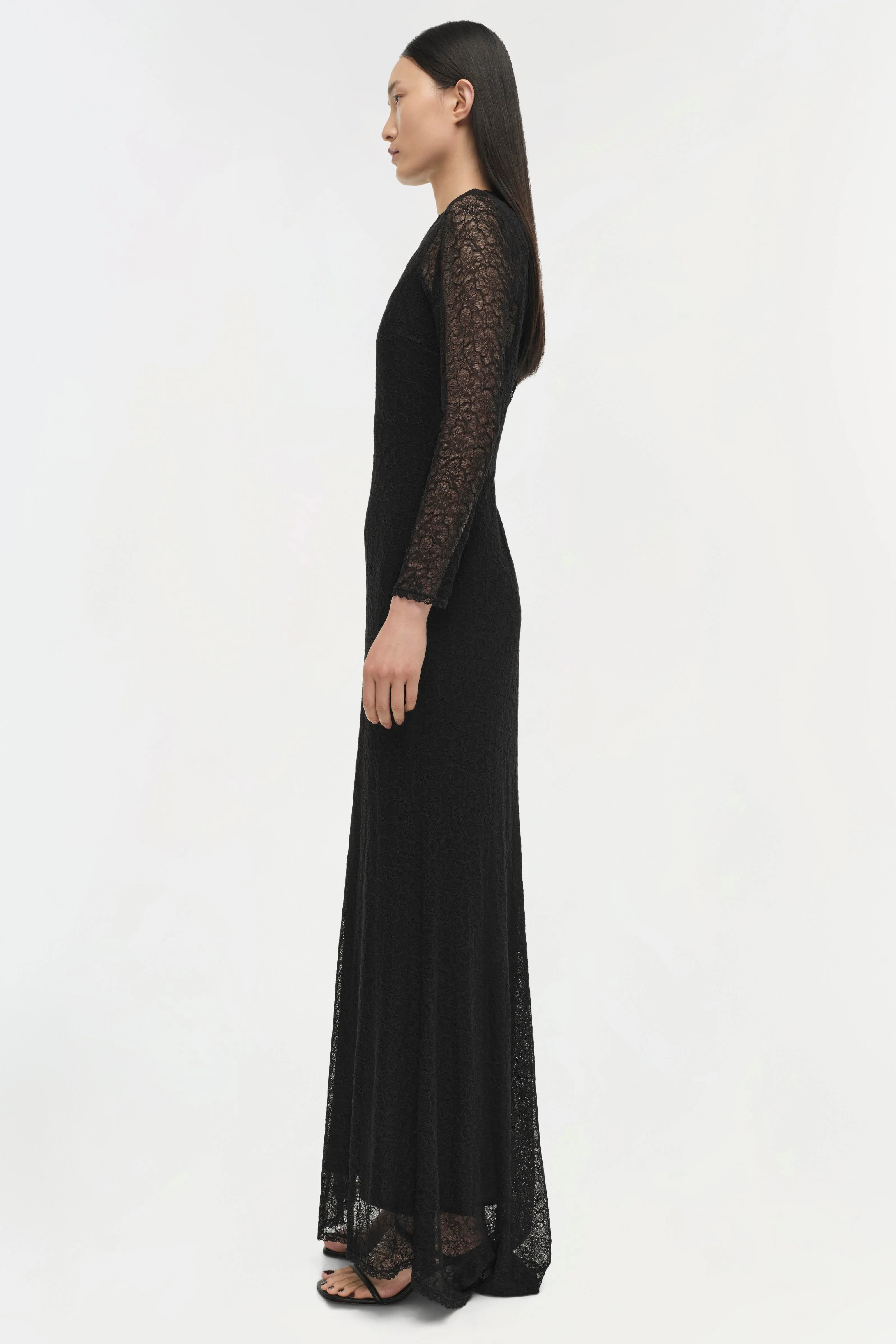 Womens | Stacy Gown | Black - Image 3