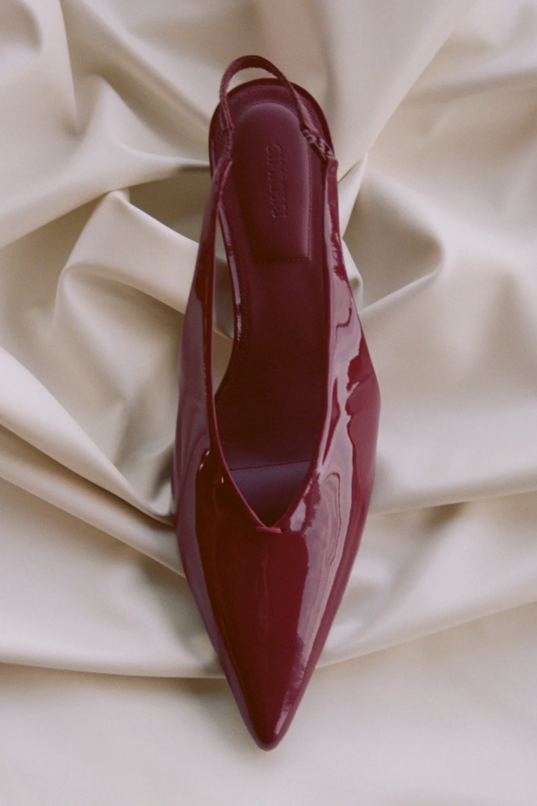 Womens | Sylvie Slingback Kitten Heel | Cranberry - Image 2