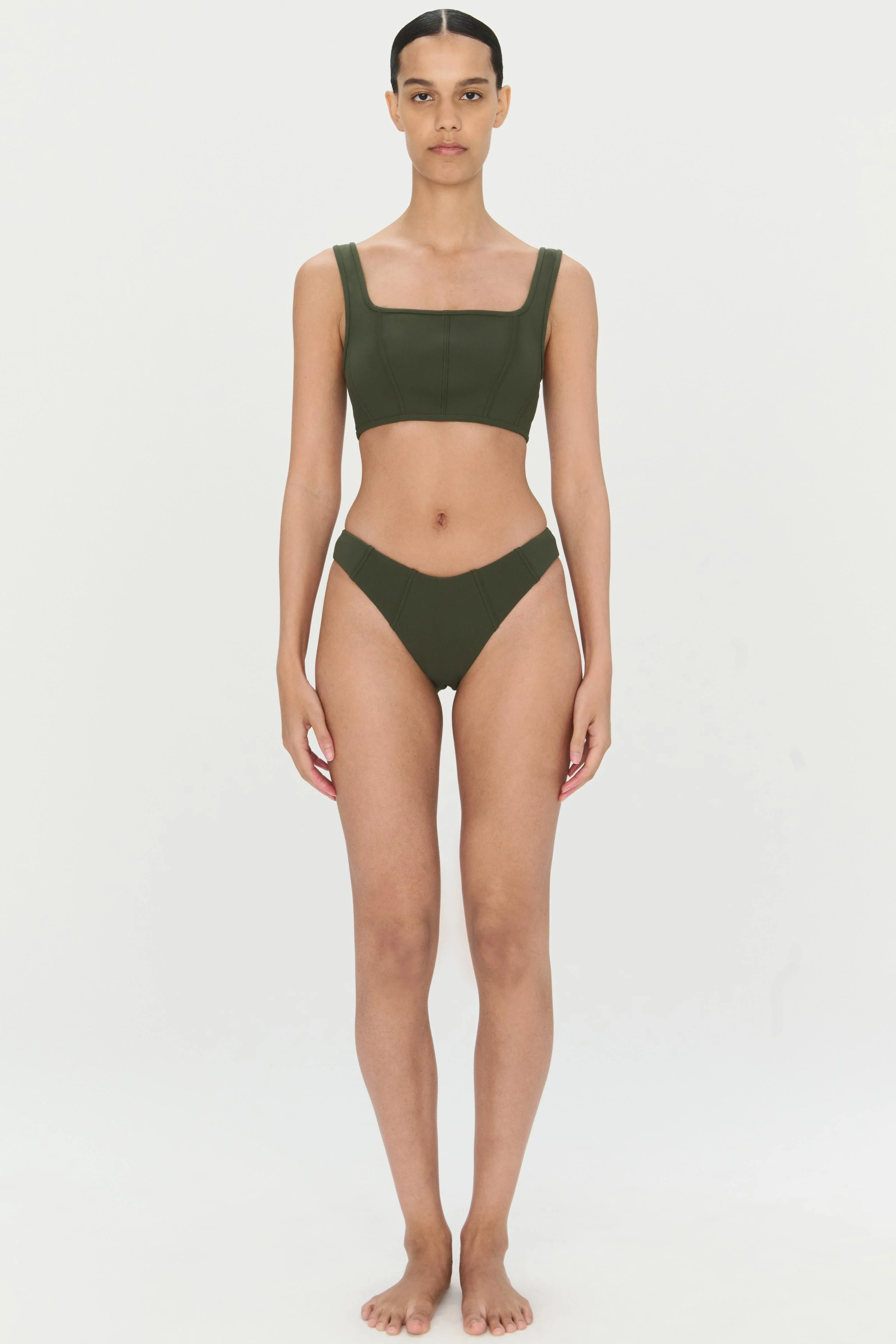 Womens | Zora Bikini Bottom | Army