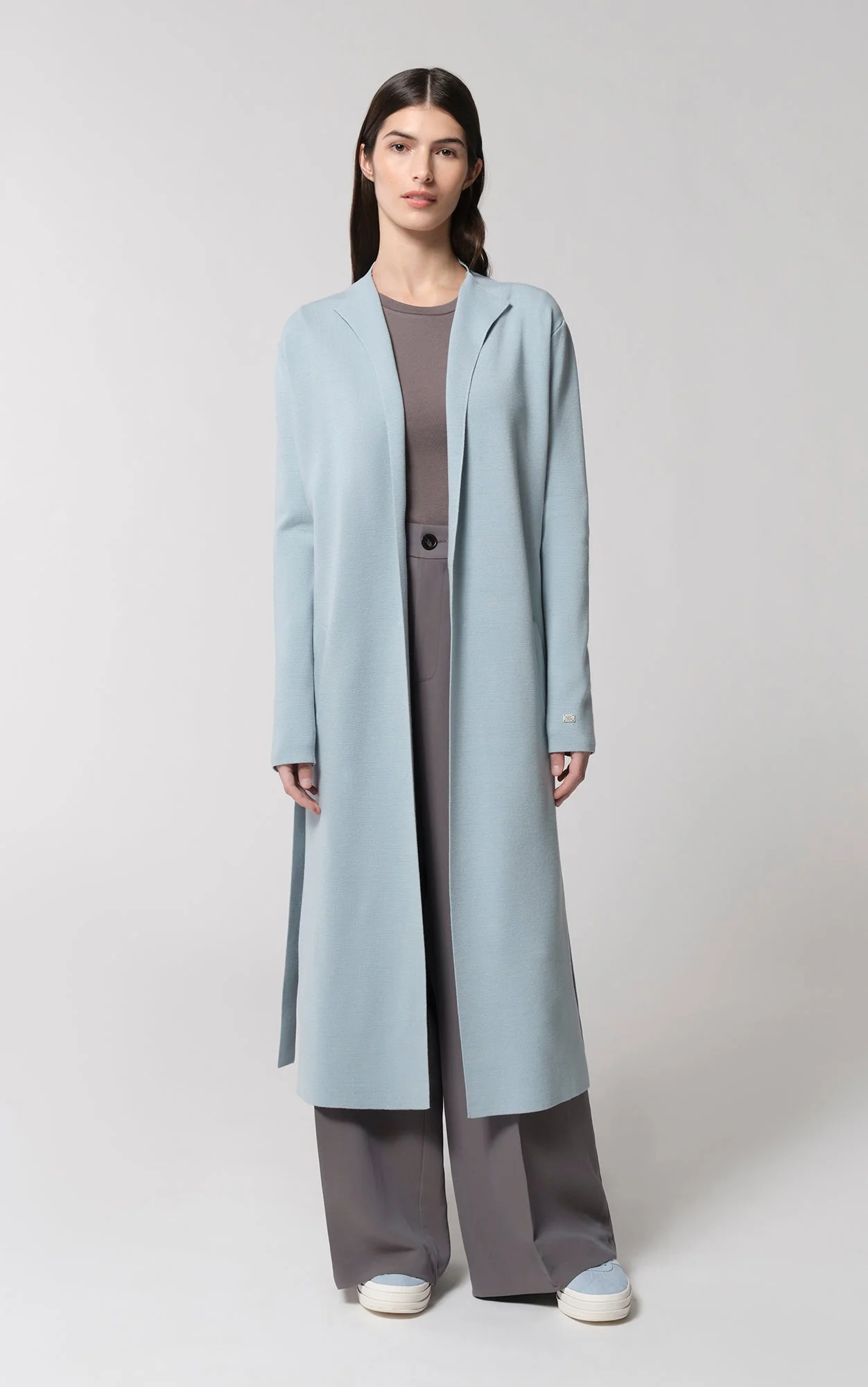 Aliciana Long Cardigan With Belt | Breeze - Image 3