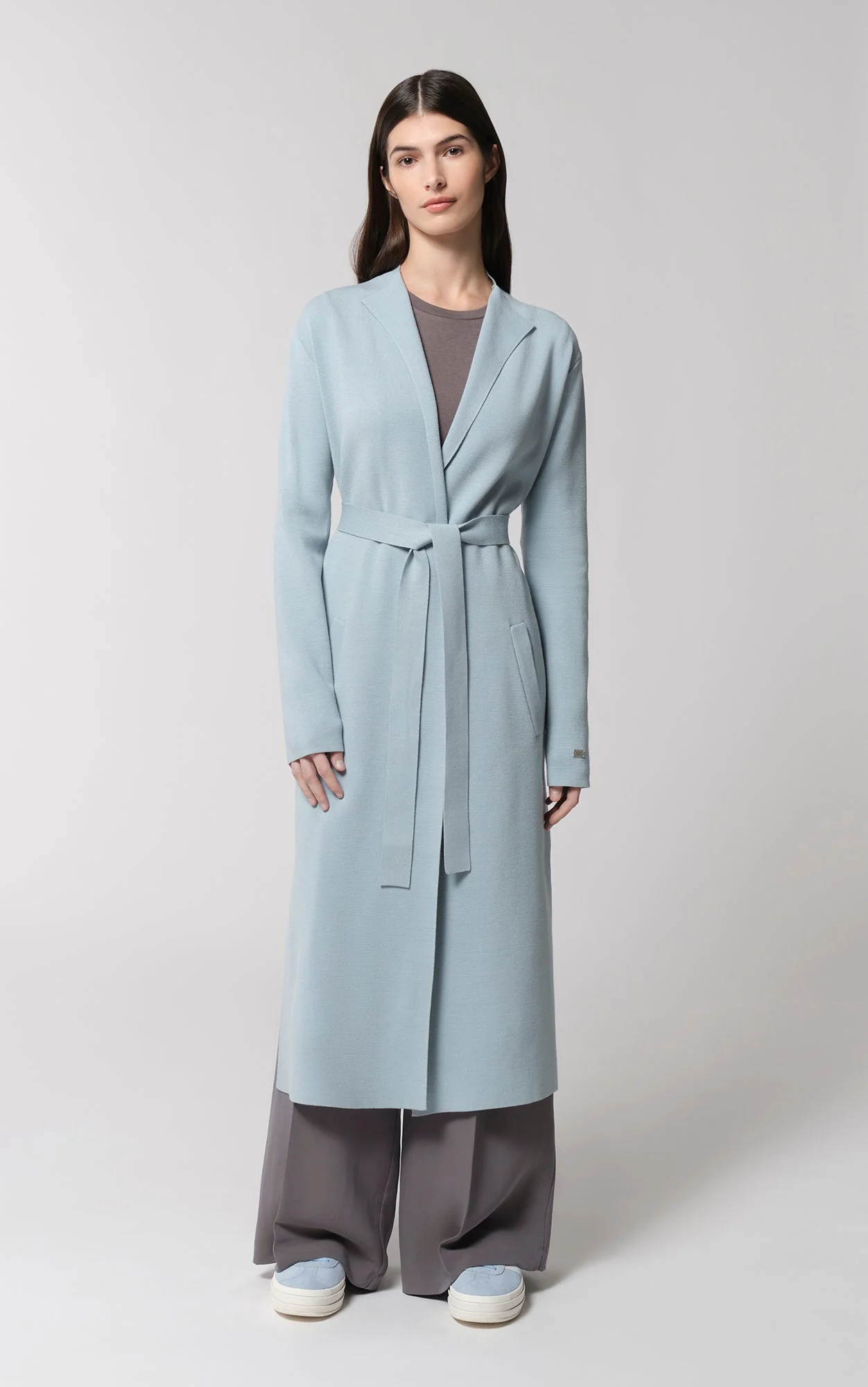 Aliciana Long Cardigan With Belt | Breeze - Image 4