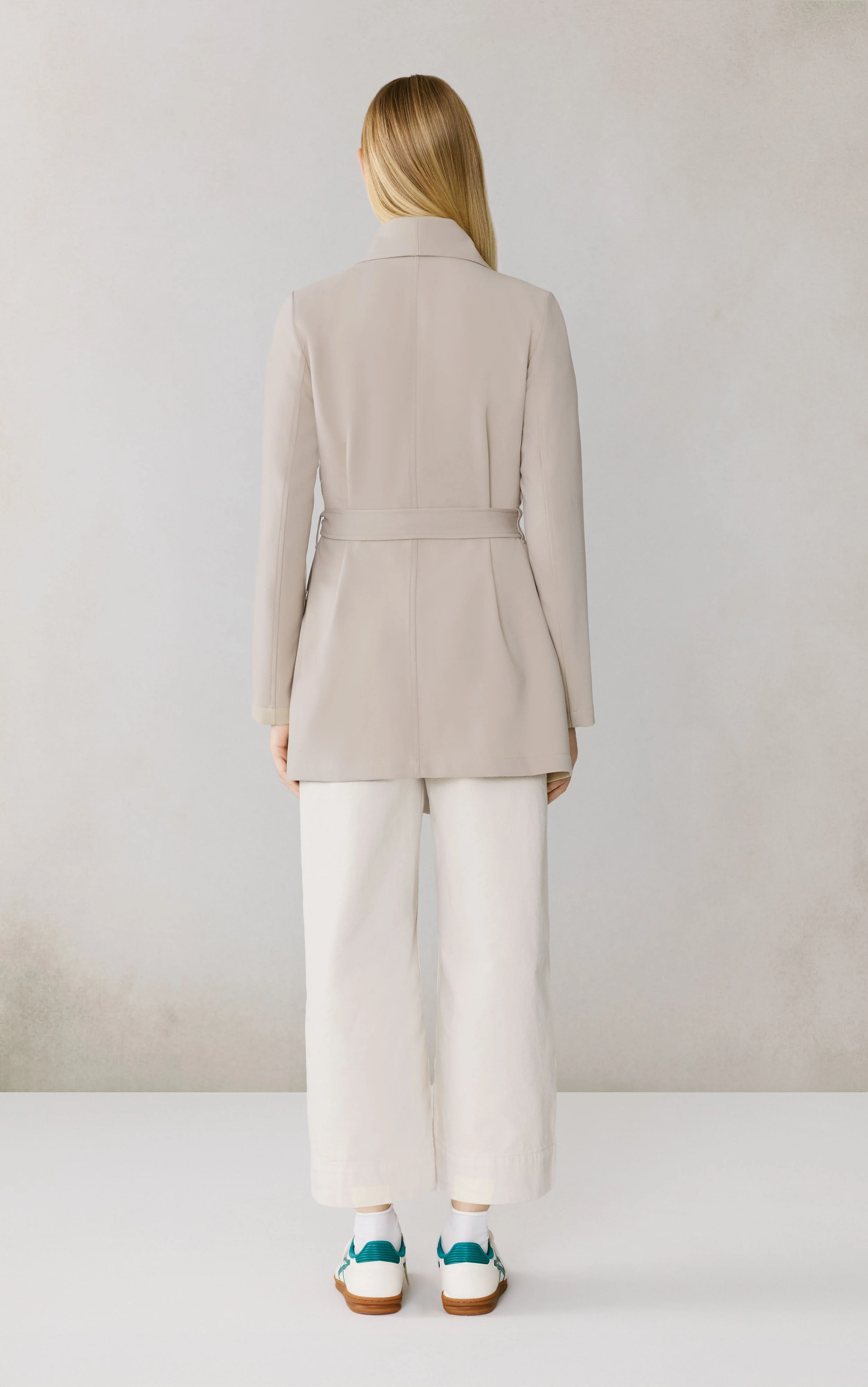 Alondra Soft Drape Trench | Mist - Image 5