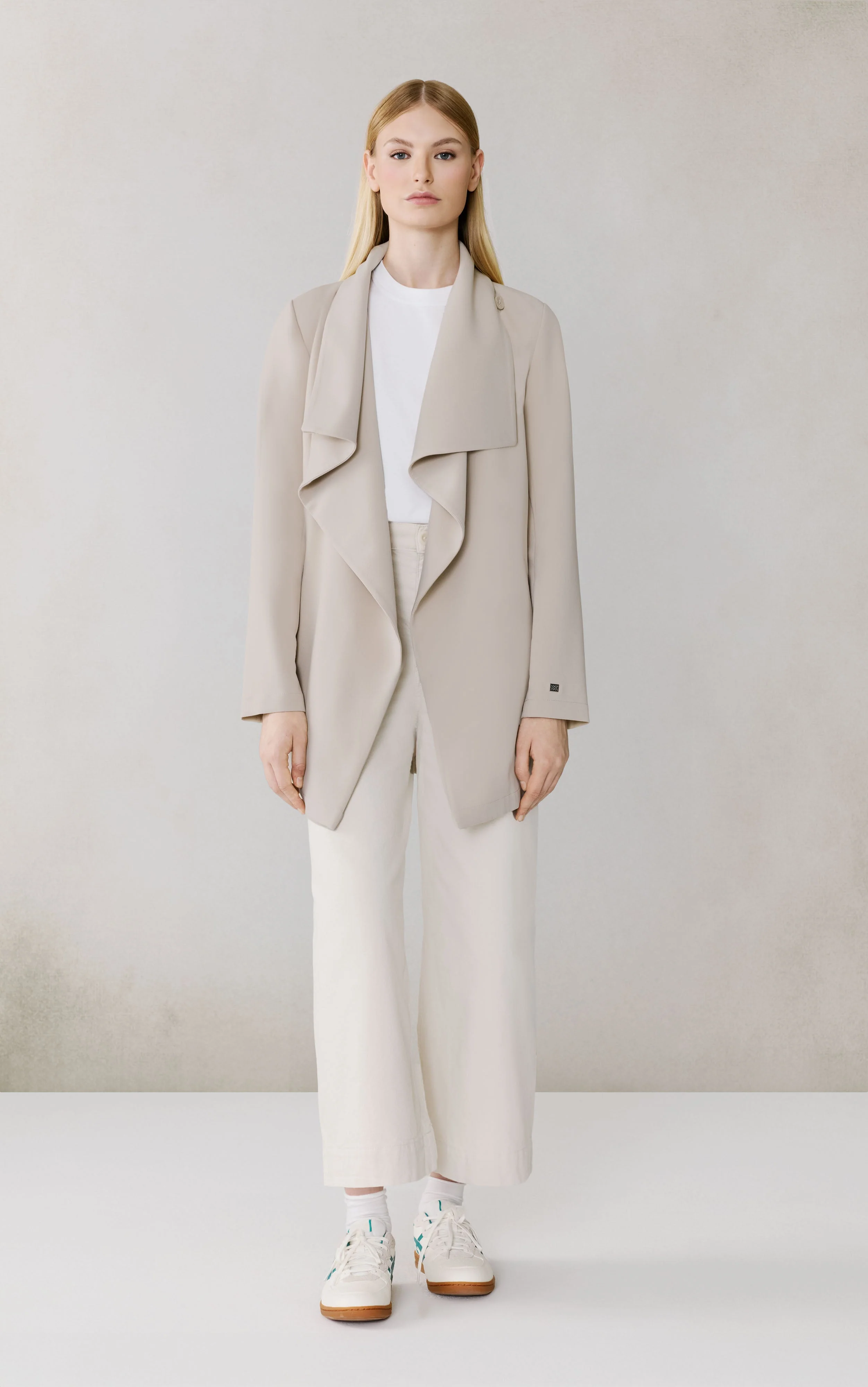 Alondra Soft Drape Trench | Mist - Image 7