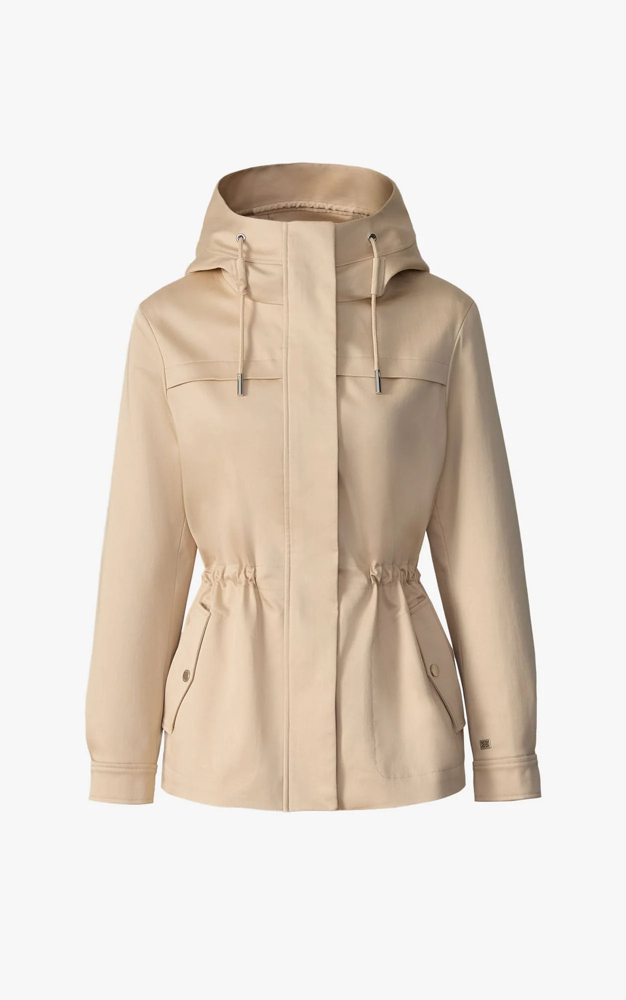 Avalynn Strech Cotton Utility Jacket | Almond - Image 7