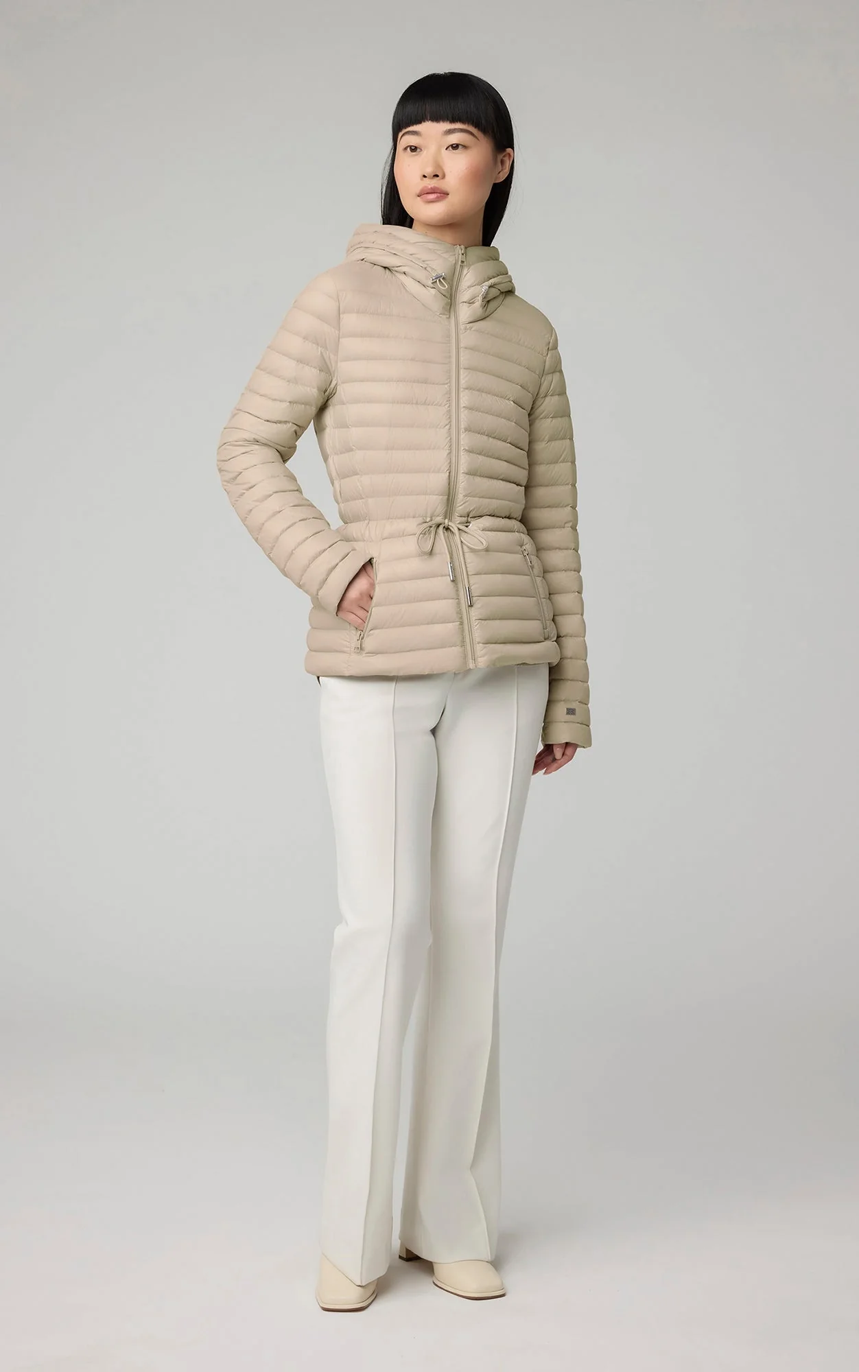 Ayleen Packable Down Cinch-Waist Jacket | Hush - Image 6