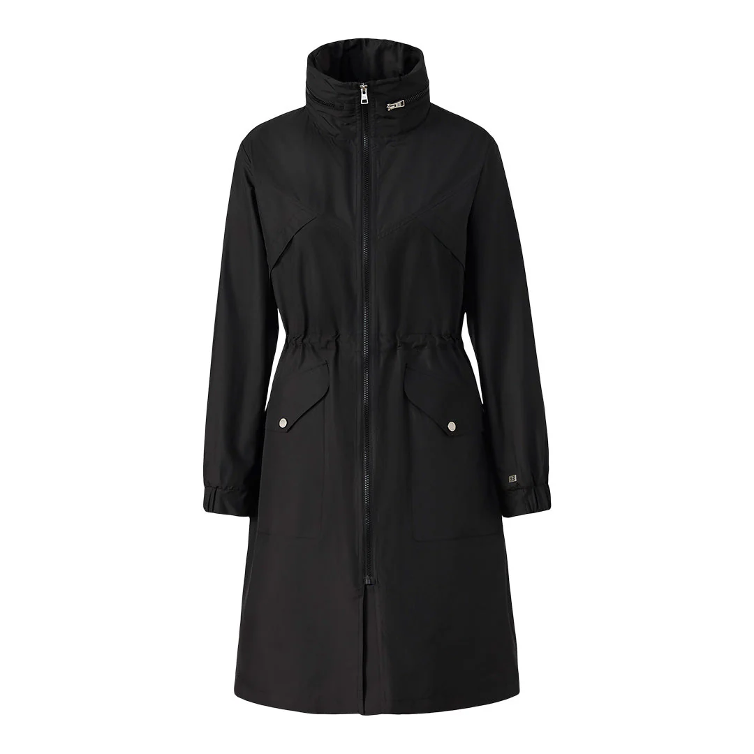 Azarya Packable Utility Coat | Black