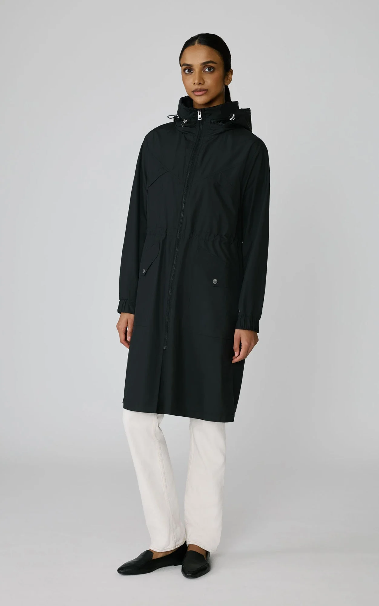 Azarya Packable Utility Coat | Black - Image 2