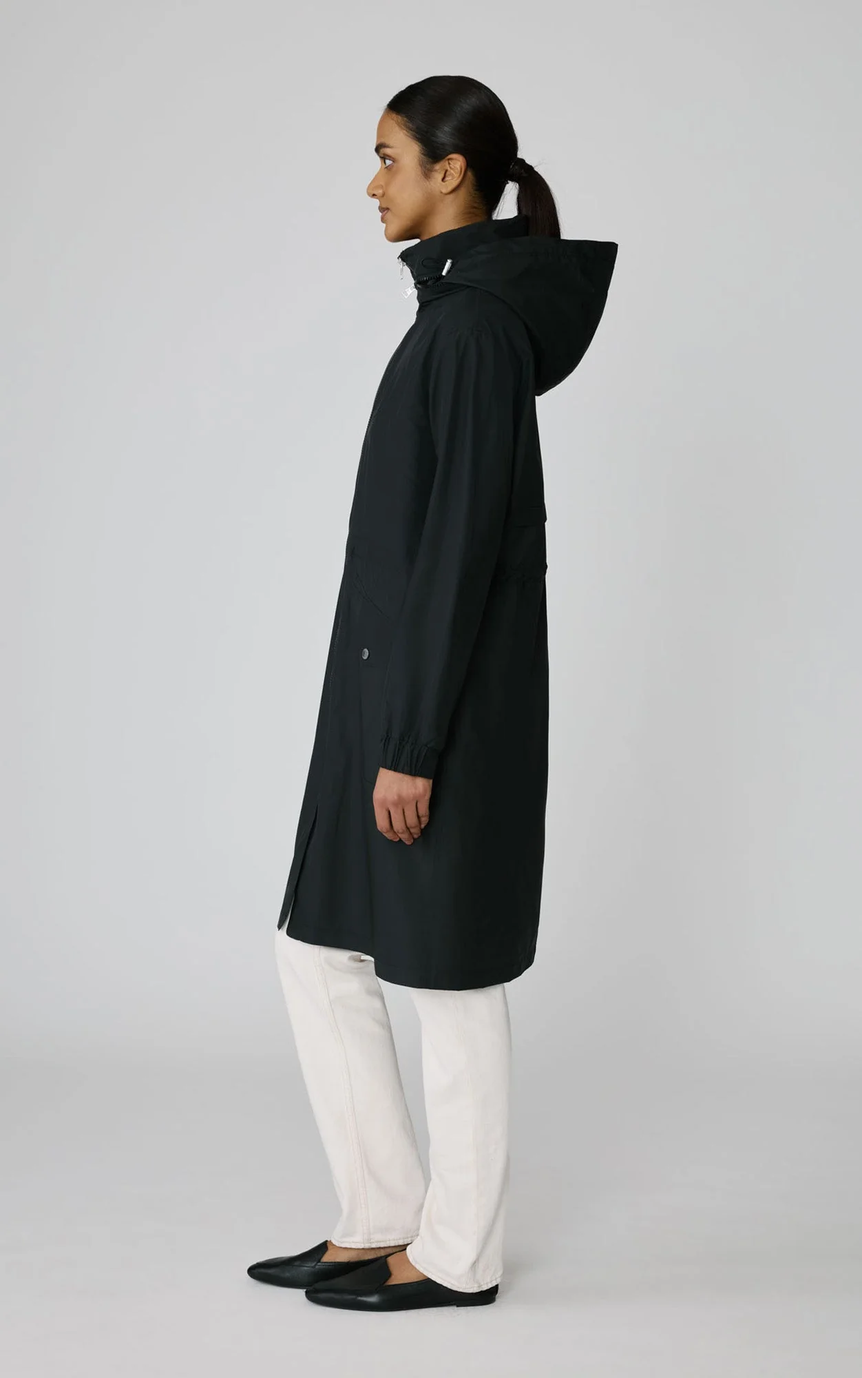 Azarya Packable Utility Coat | Black - Image 3