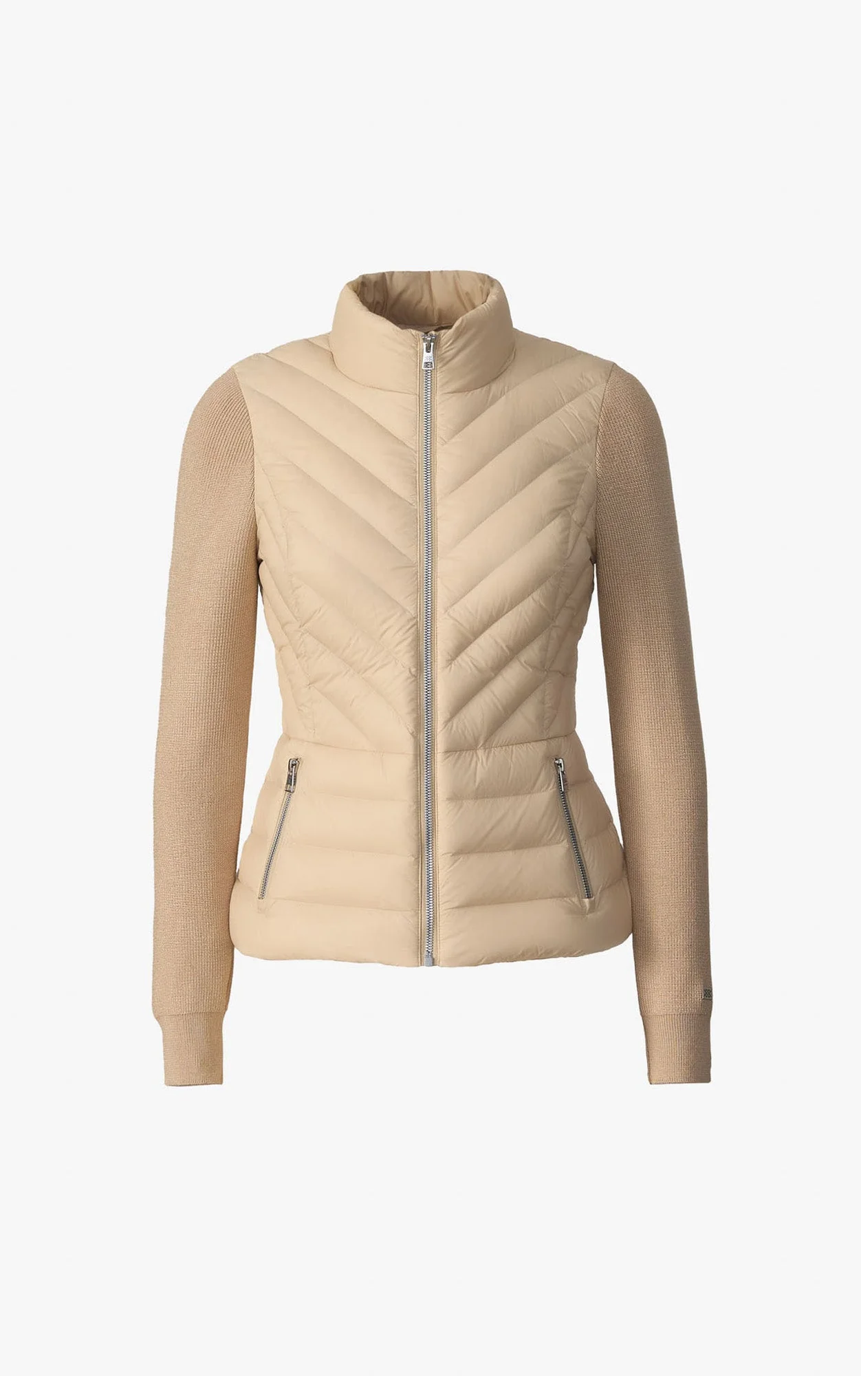 Bexley Hybrid Down Jacket | Almond - Image 7