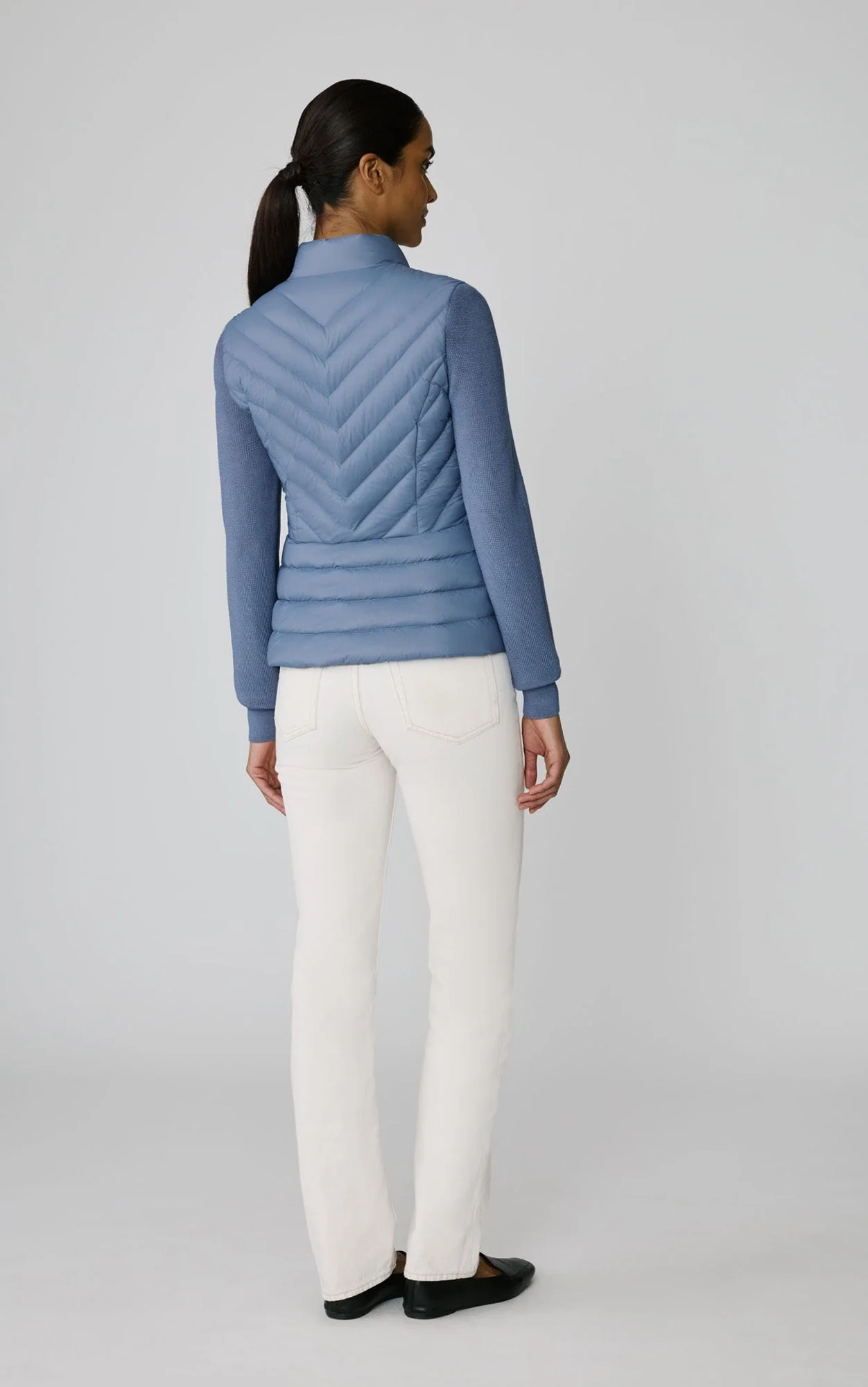 Bexley Hybrid Down Jacket | Sky - Image 4
