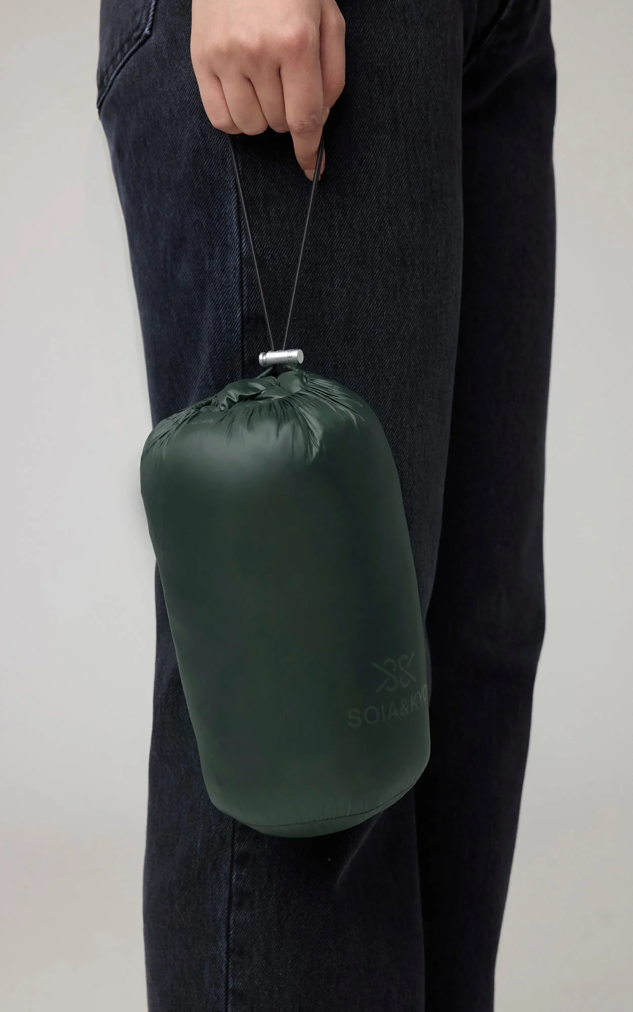 Brandy Packable Down Jacket | Evergreen - Image 5