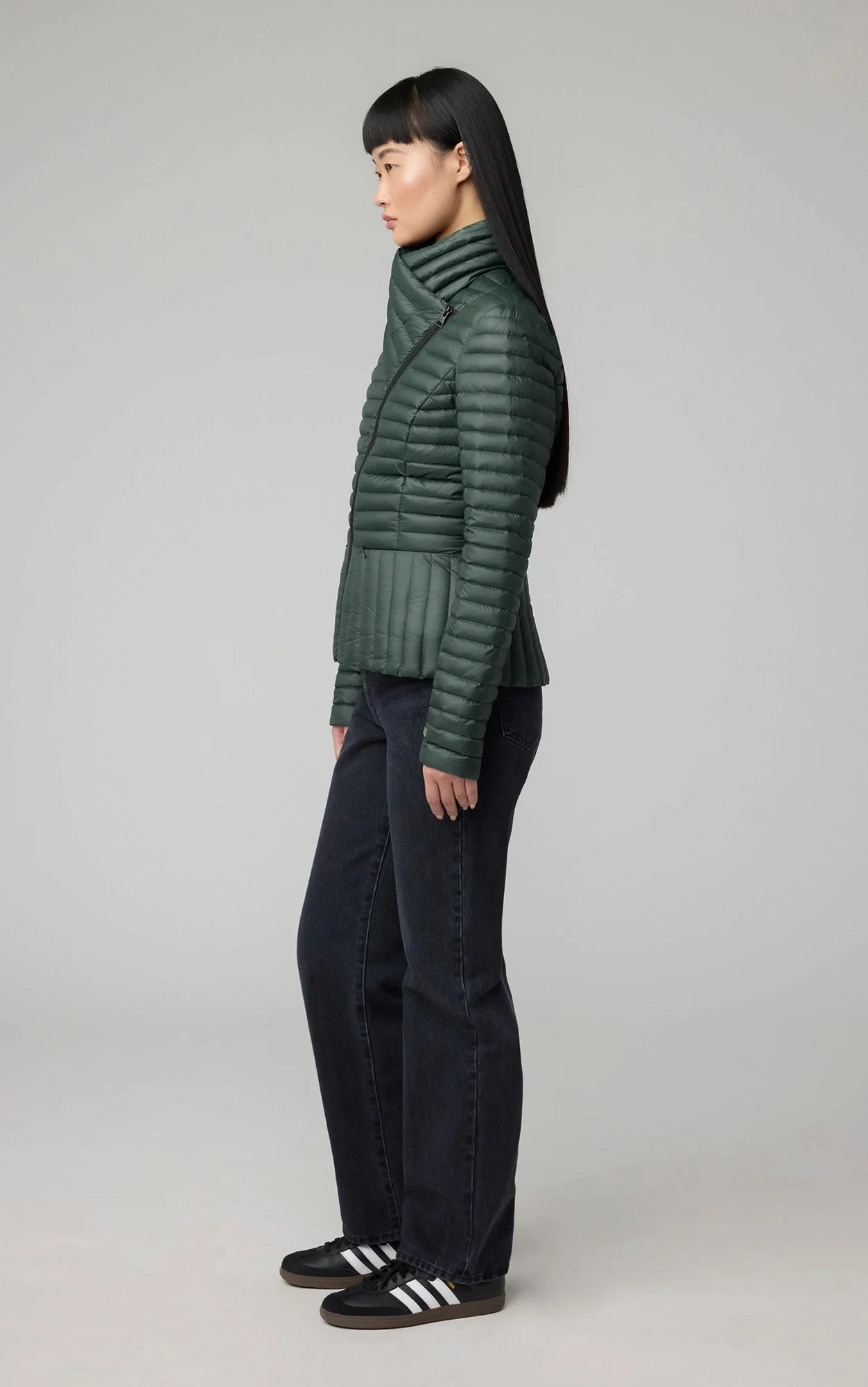 Brandy Packable Down Jacket | Evergreen - Image 6