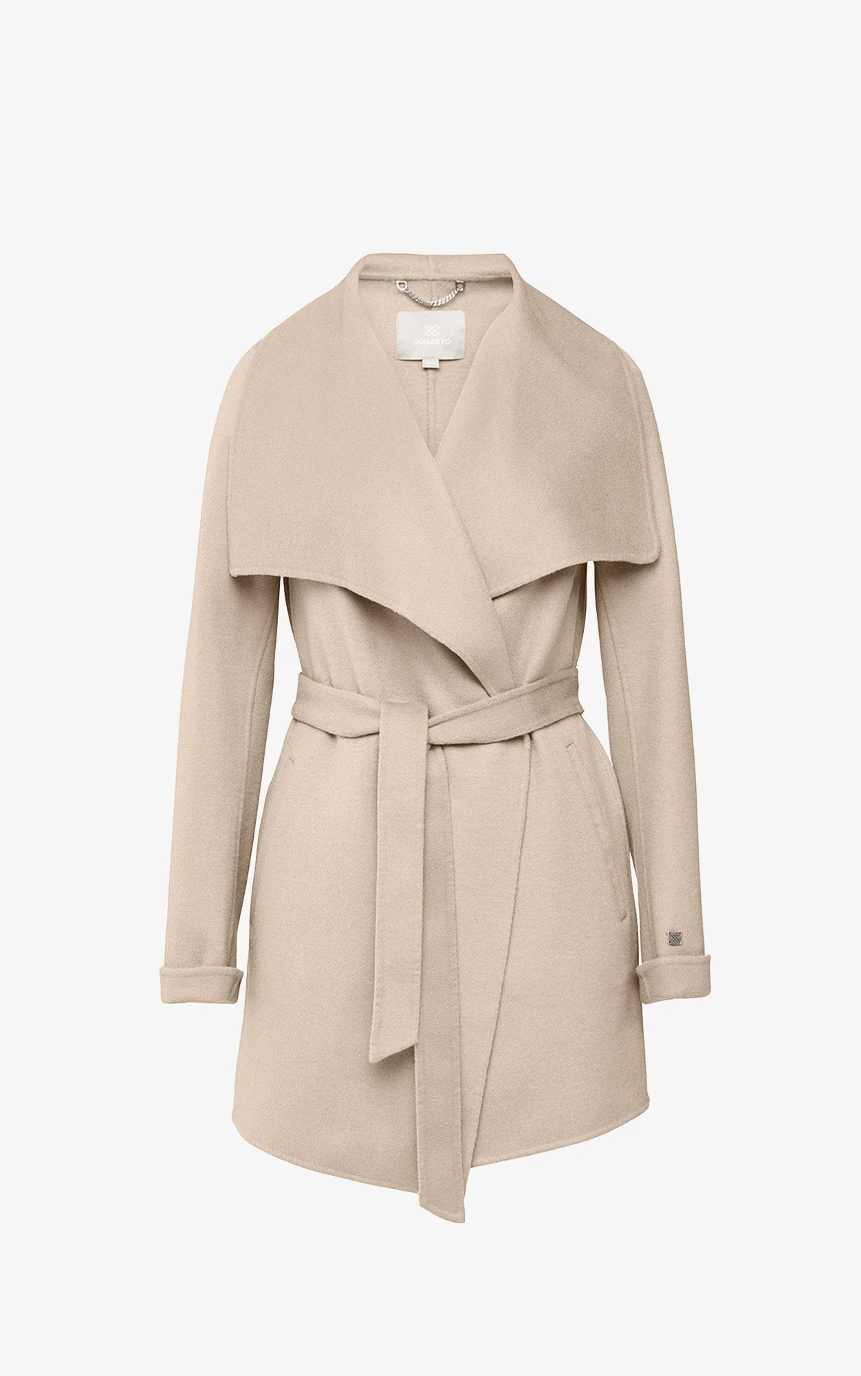 Bridgette Straight-Fit Wool Coat | Hush - Image 2