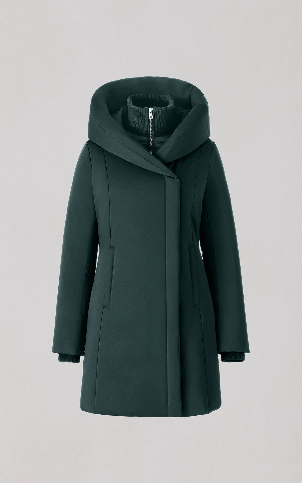 Camelia-U Signature Down Coat | Midnight Forest - Image 2