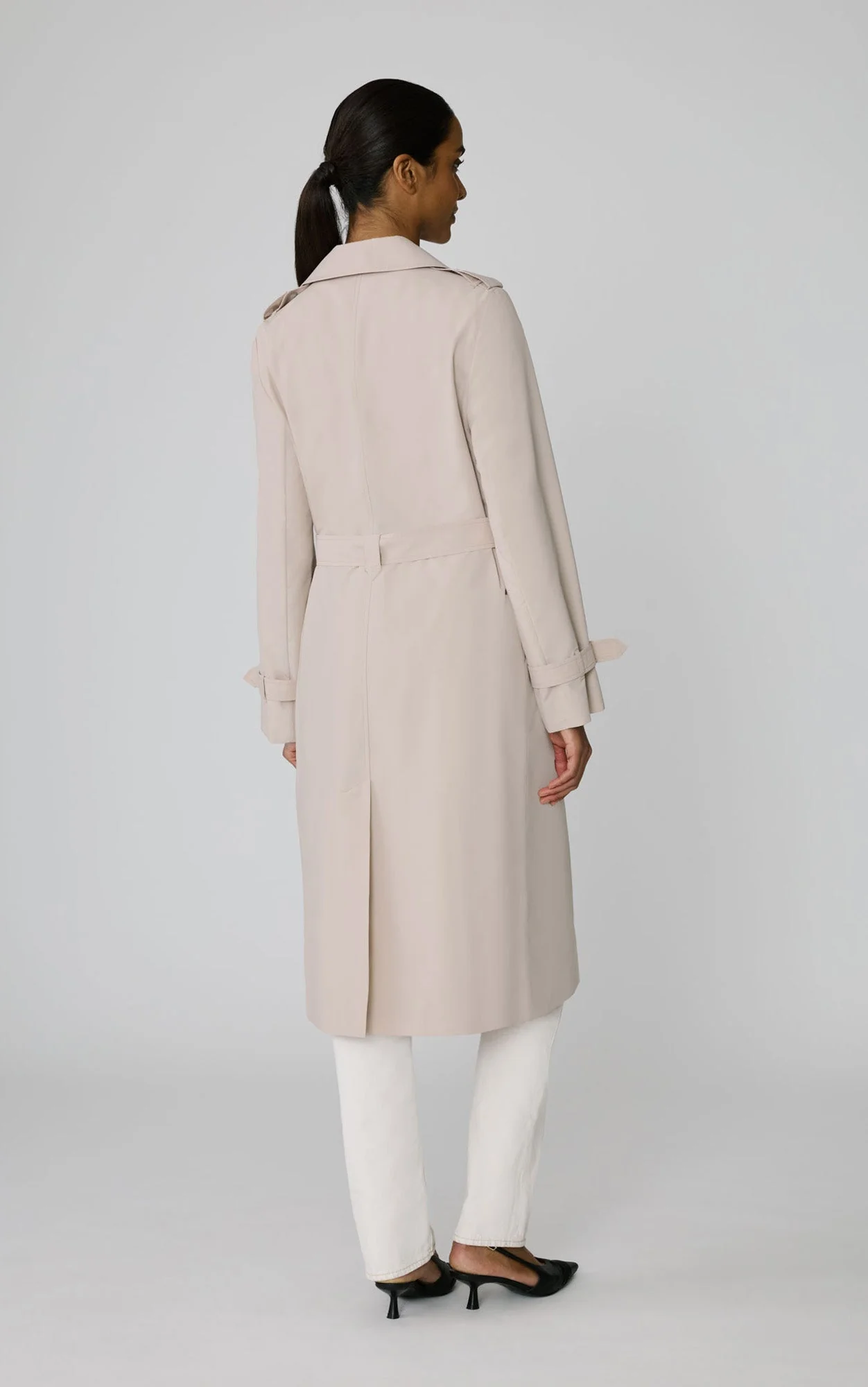 Double-Breasted Trench | Mist - Image 5