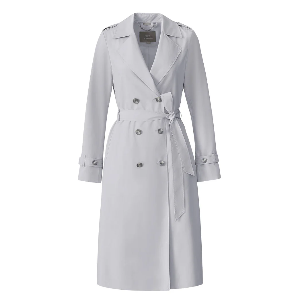 Double-Breasted Trench | Stone