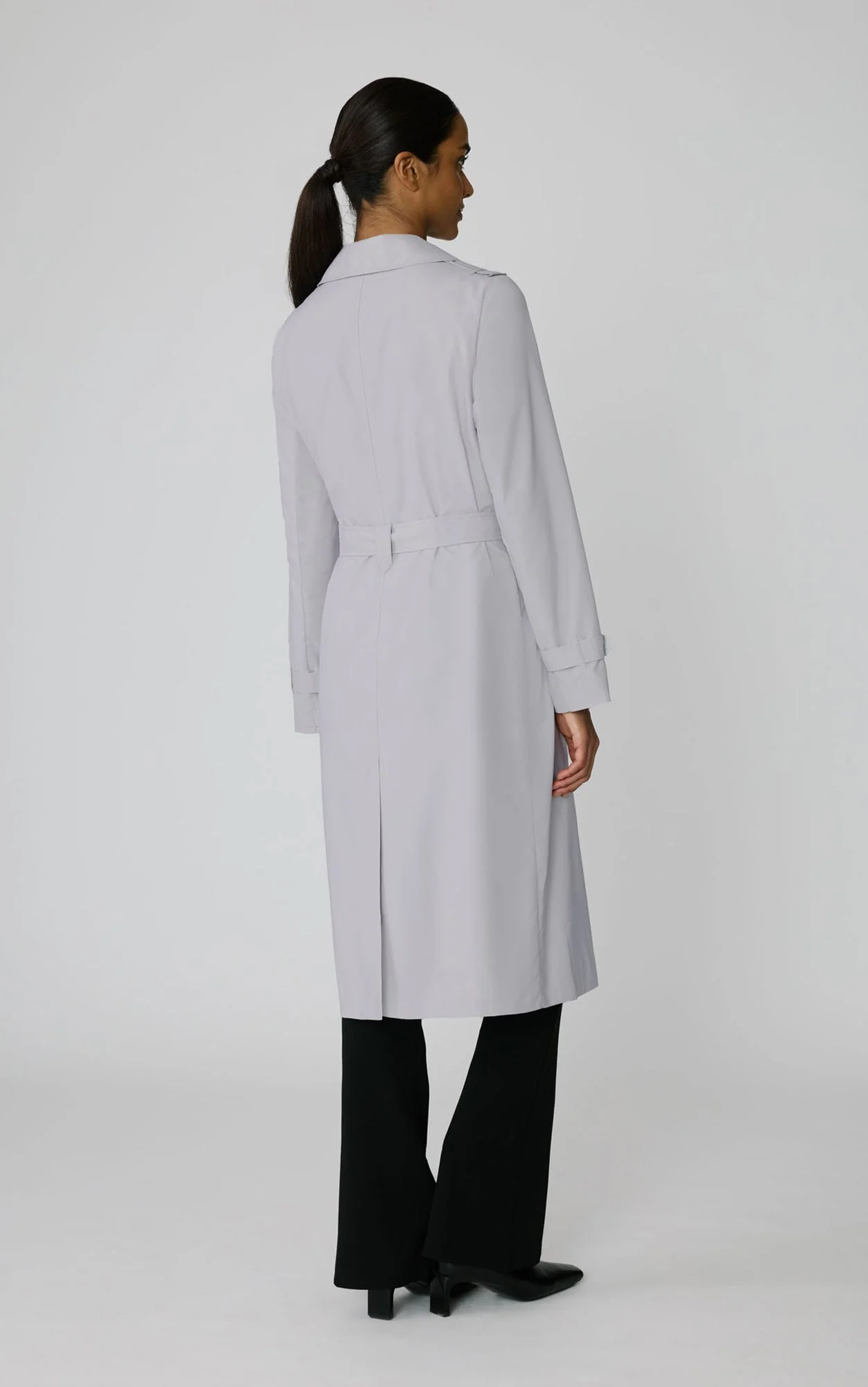 Double-Breasted Trench | Stone - Image 6