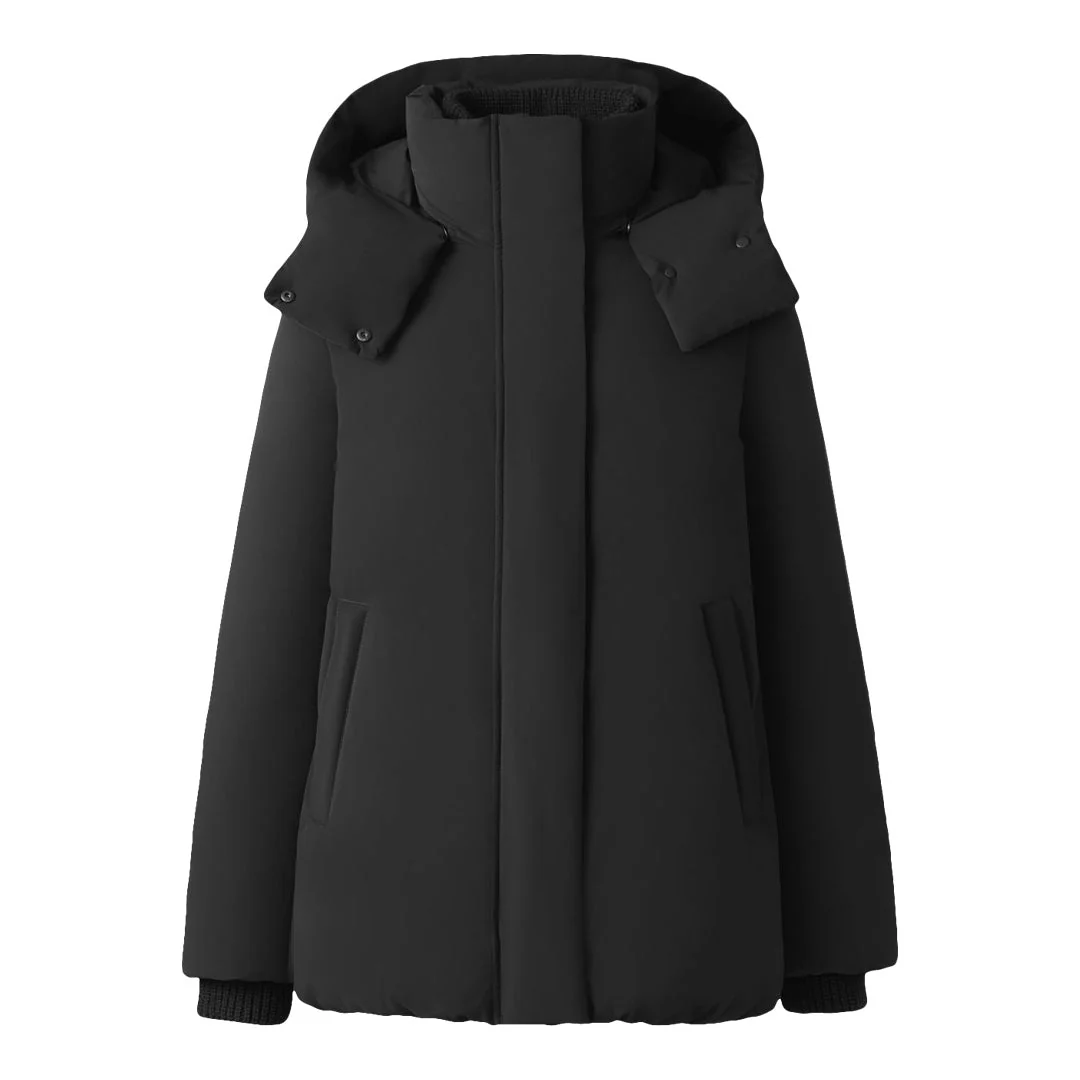Elmira Cocoon Down Jacket | Black