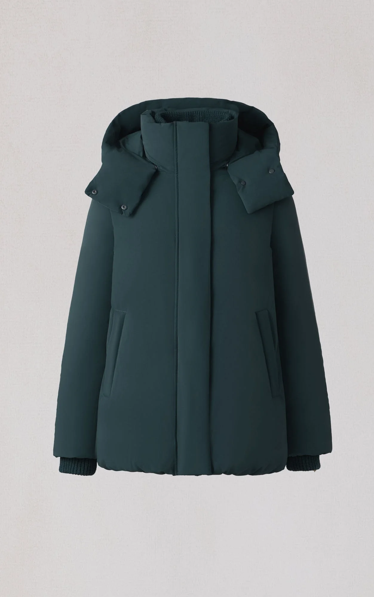 Elmira Cocoon Down Jacket | Midnight Forest - Image 9