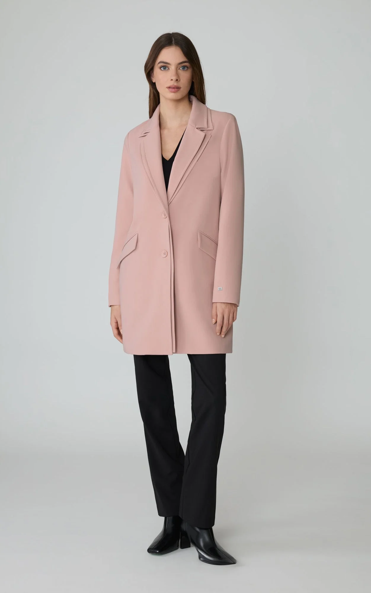 Fabriza Blazer Coat | Blush - Image 2
