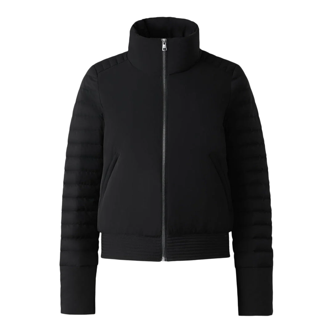 Isabella Down Blouson Jacket | Black