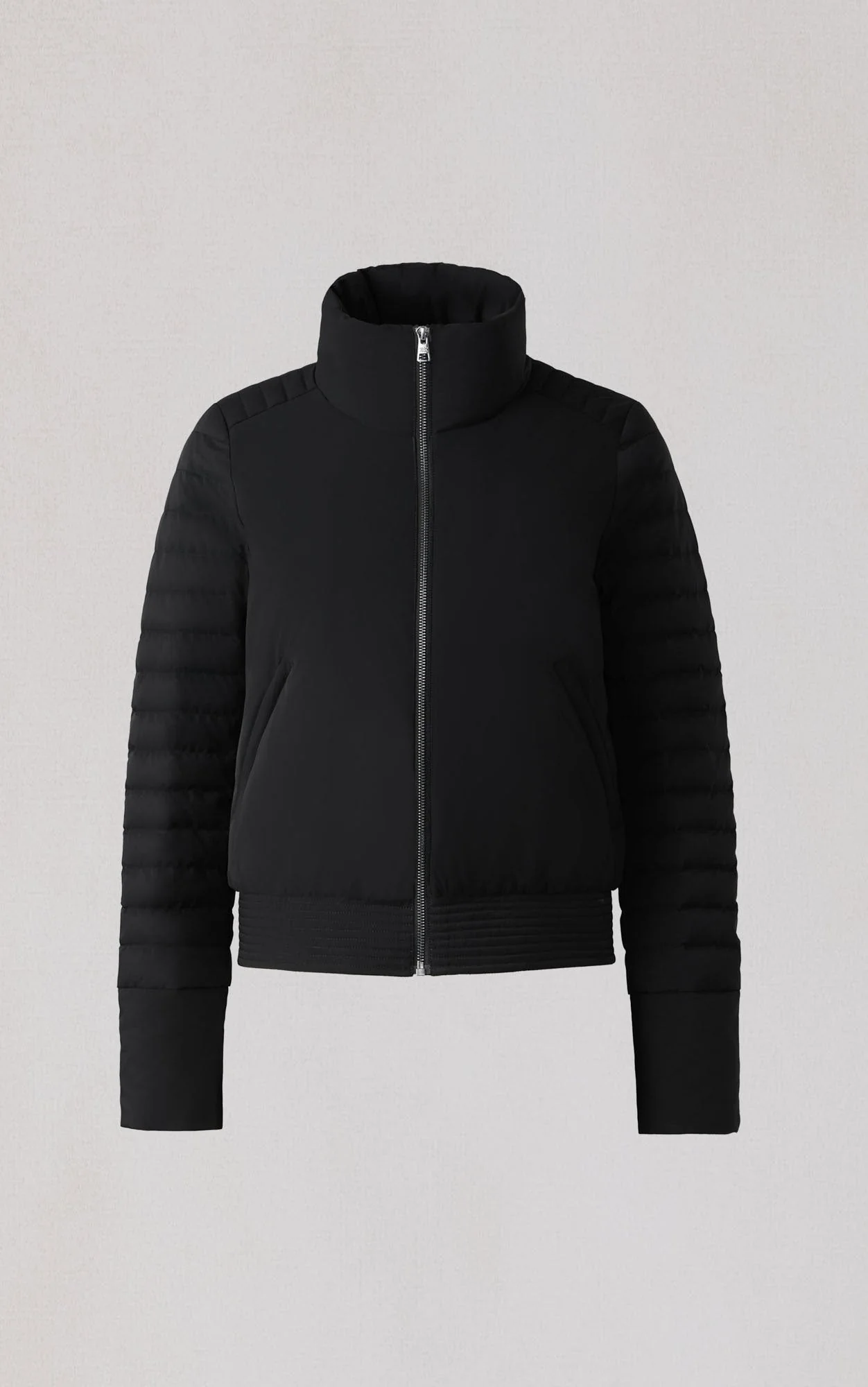 Isabella Down Blouson Jacket | Black - Image 8