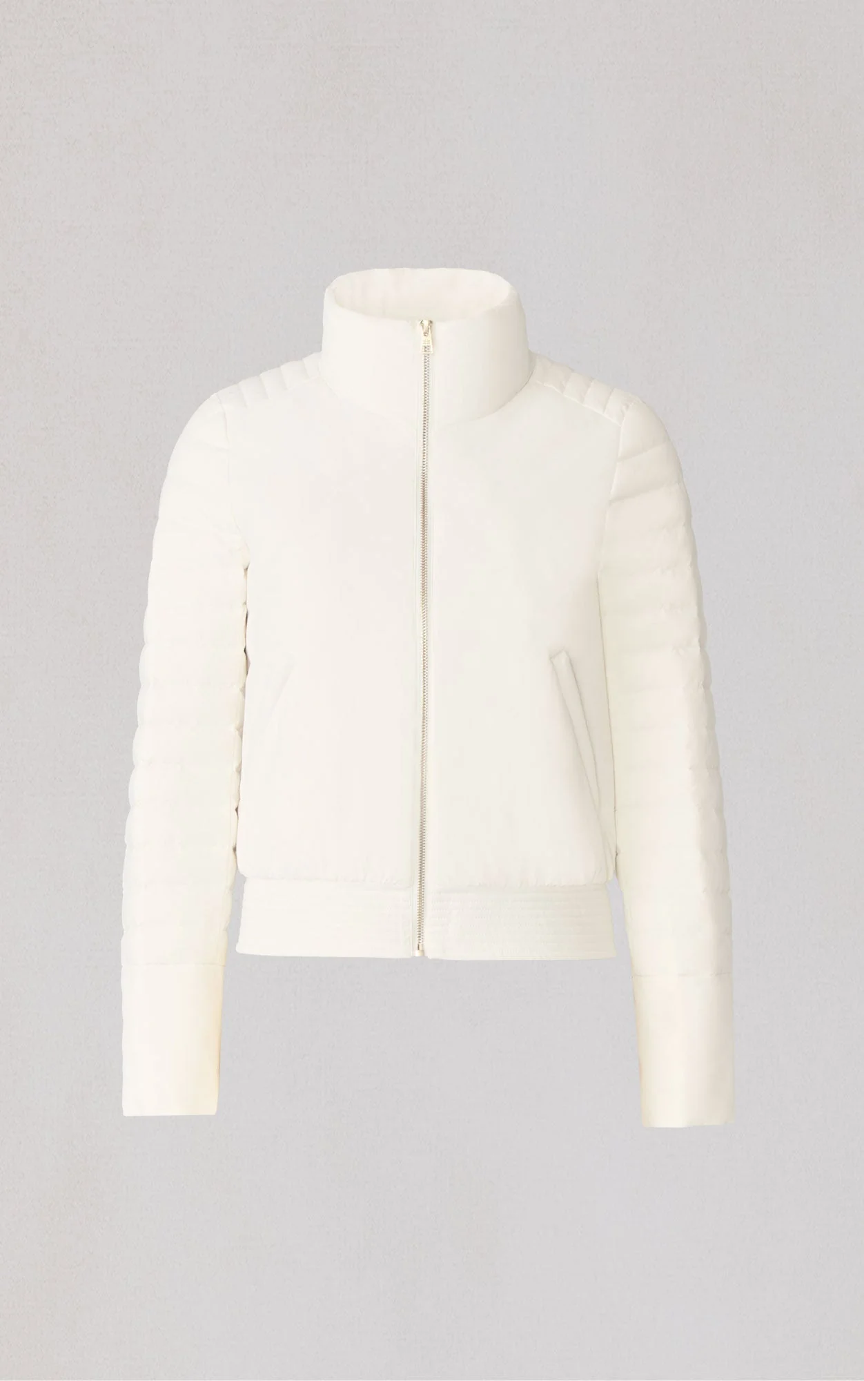 Isabella Down Blouson Jacket | Powder - Image 2