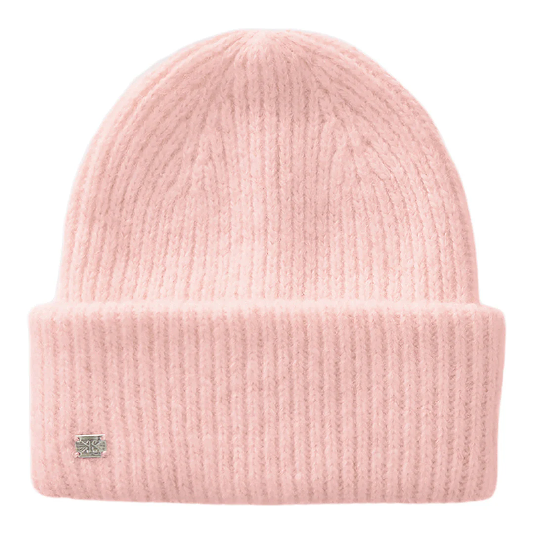 Jaya-N Wool Blend Rib Knit Toque | Pink Treat Heather