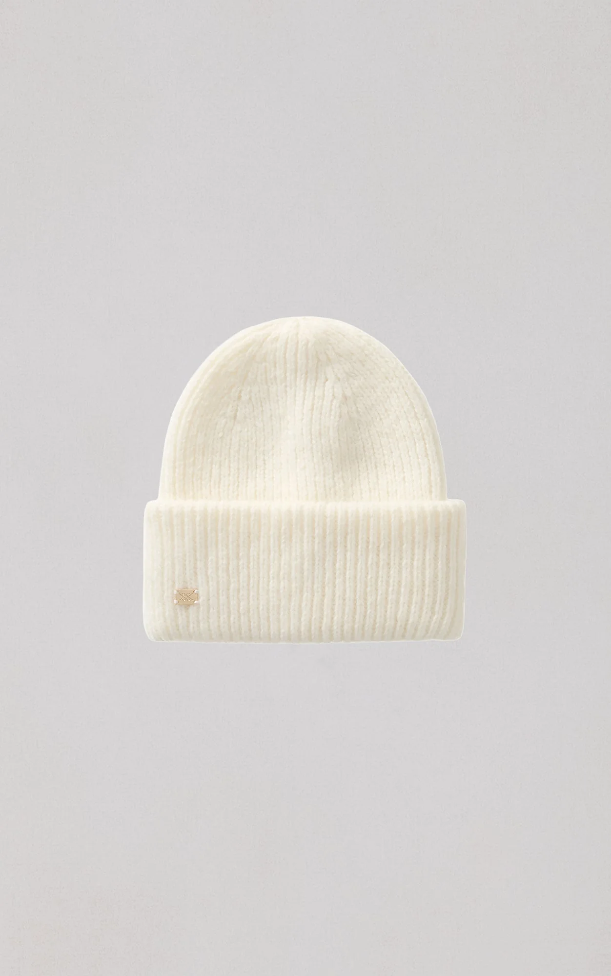 Jaya-N Wool Blend Rib Knit Toque | Powder - Image 2