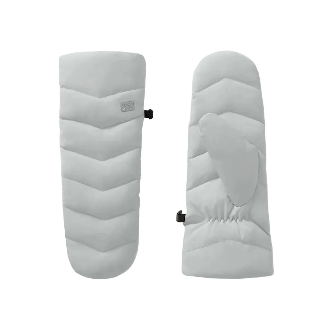 Julia Puffer Down Mitten | Stone Blue