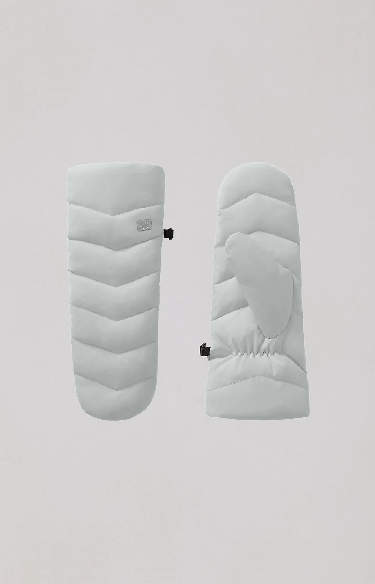 Julia Puffer Down Mitten | Stone Blue - Image 2