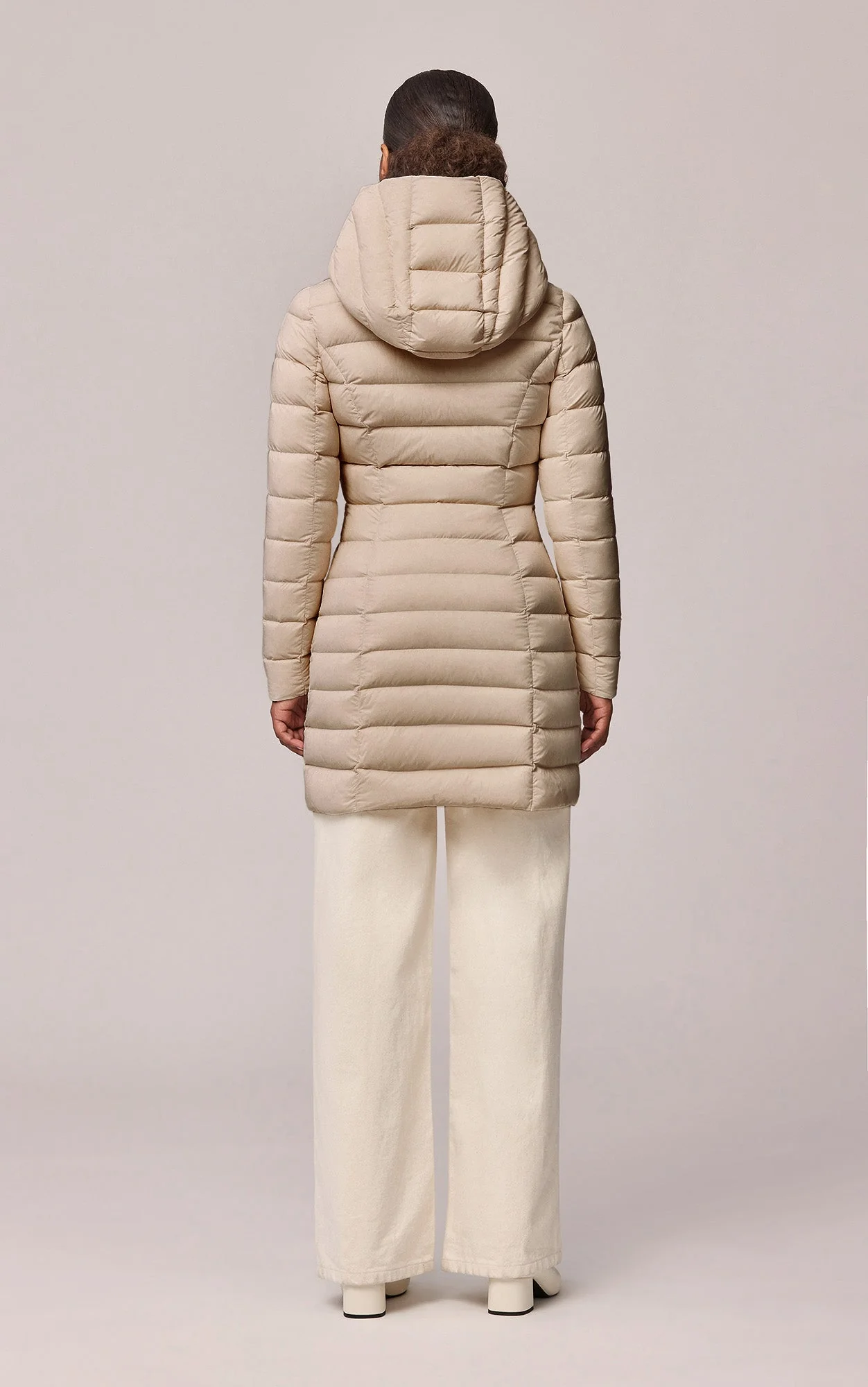 Karelle-Td Slim-Fit Lightweight Down Coat | Hush - Image 2