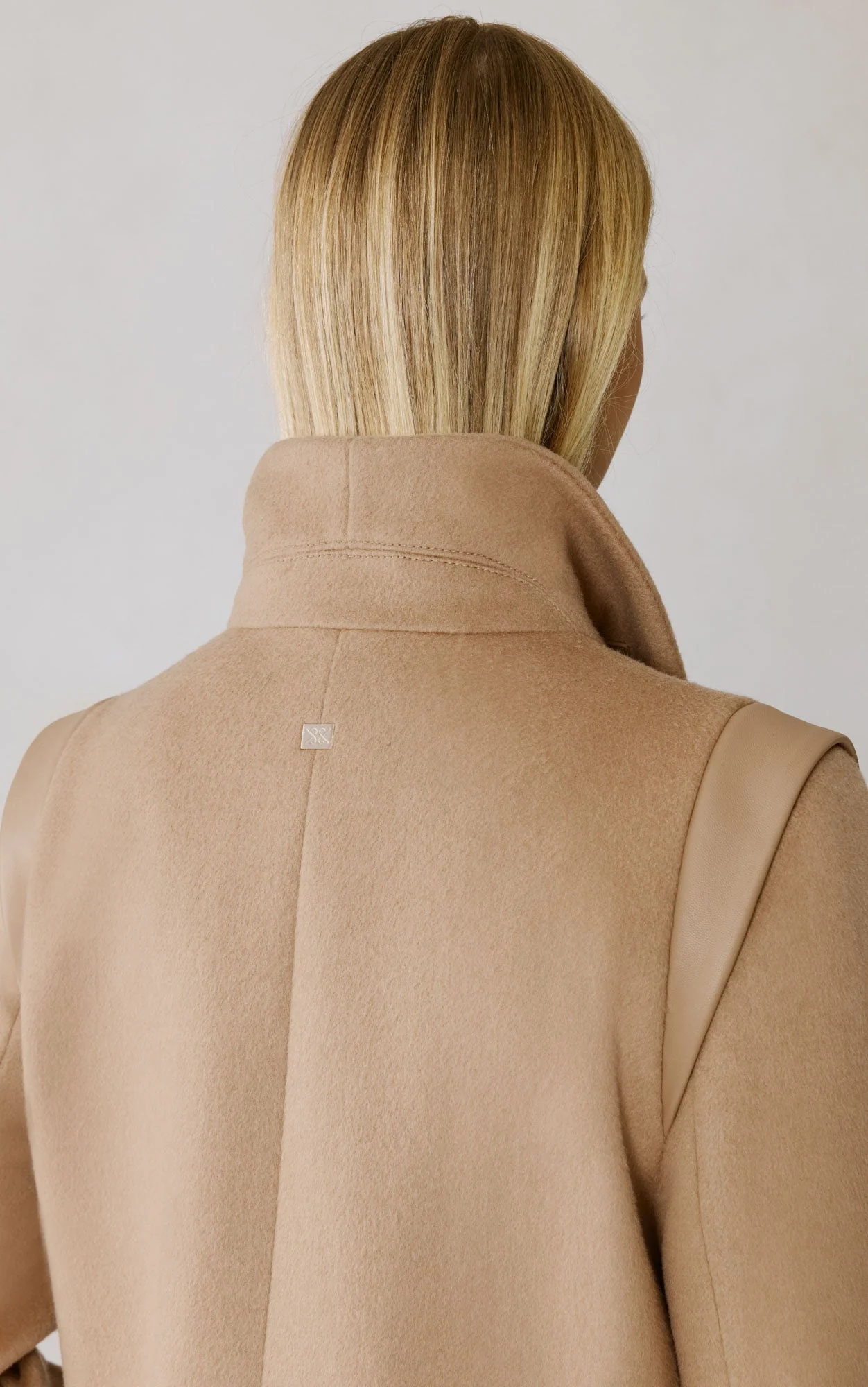 Kiana Moto Coat In Wool | Teak - Image 8