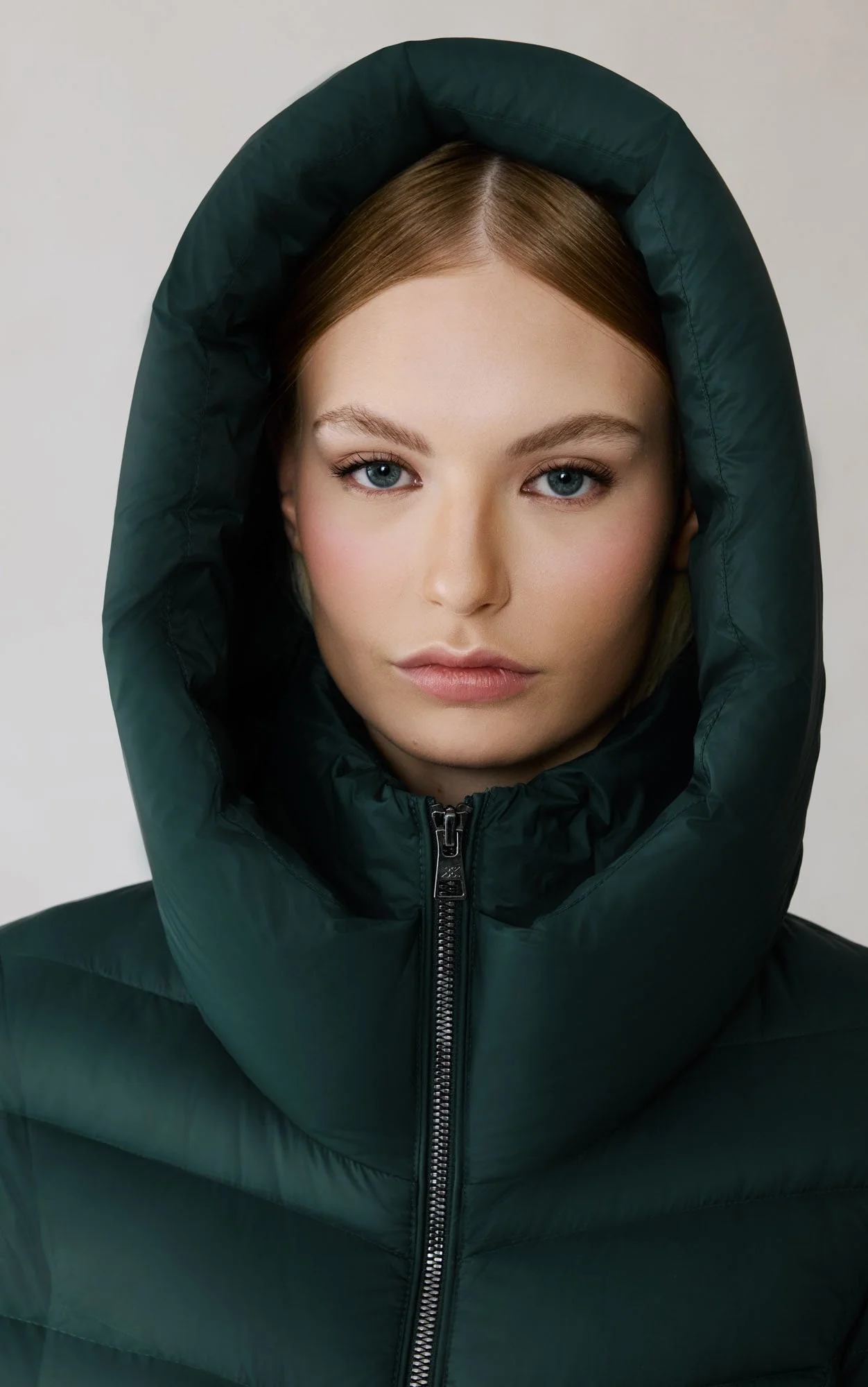 Lita-U Midi Down Coat | Midnight Forest - Image 6