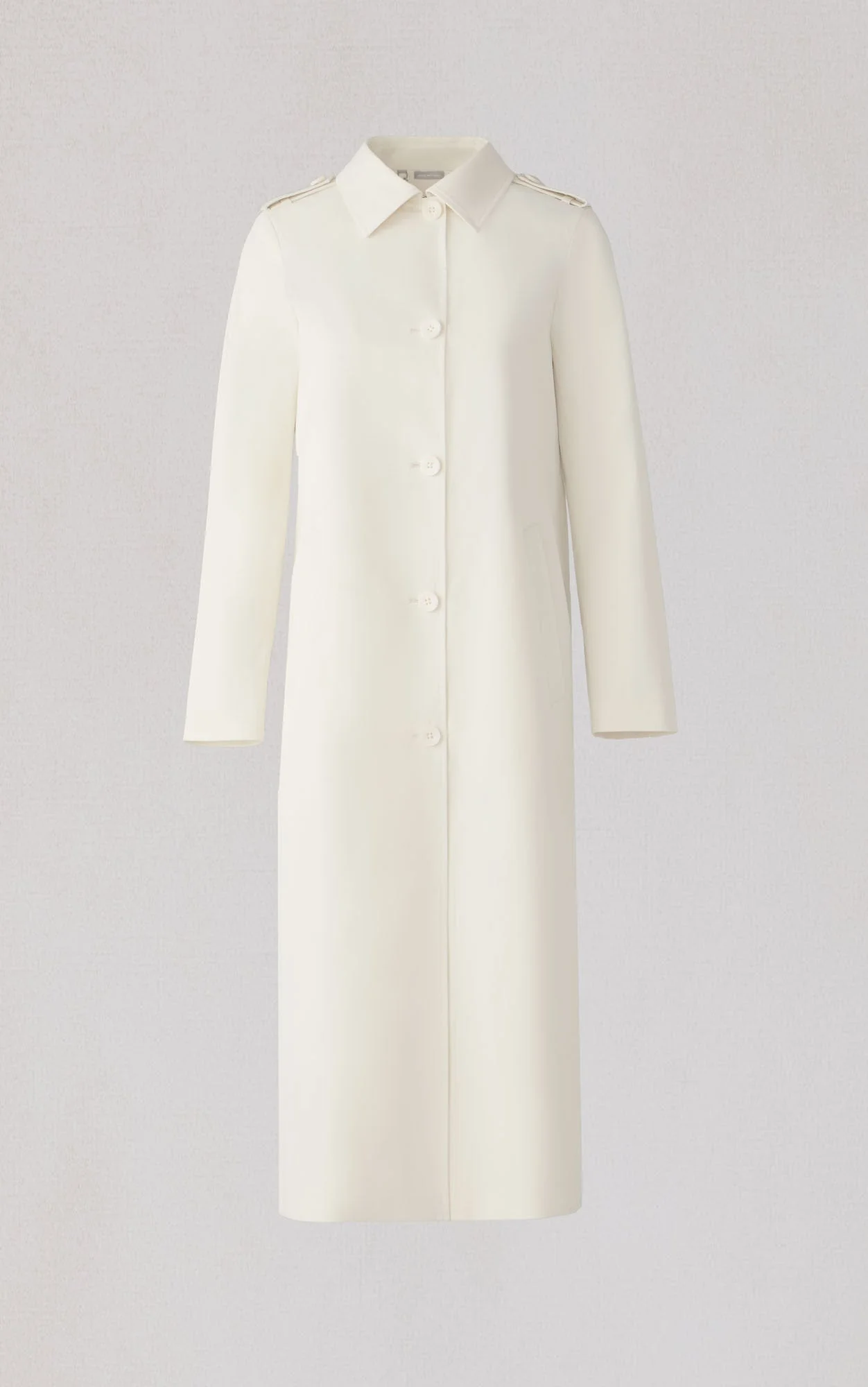 Madeline Water-Resistant Straight Coat | Powder - Image 2