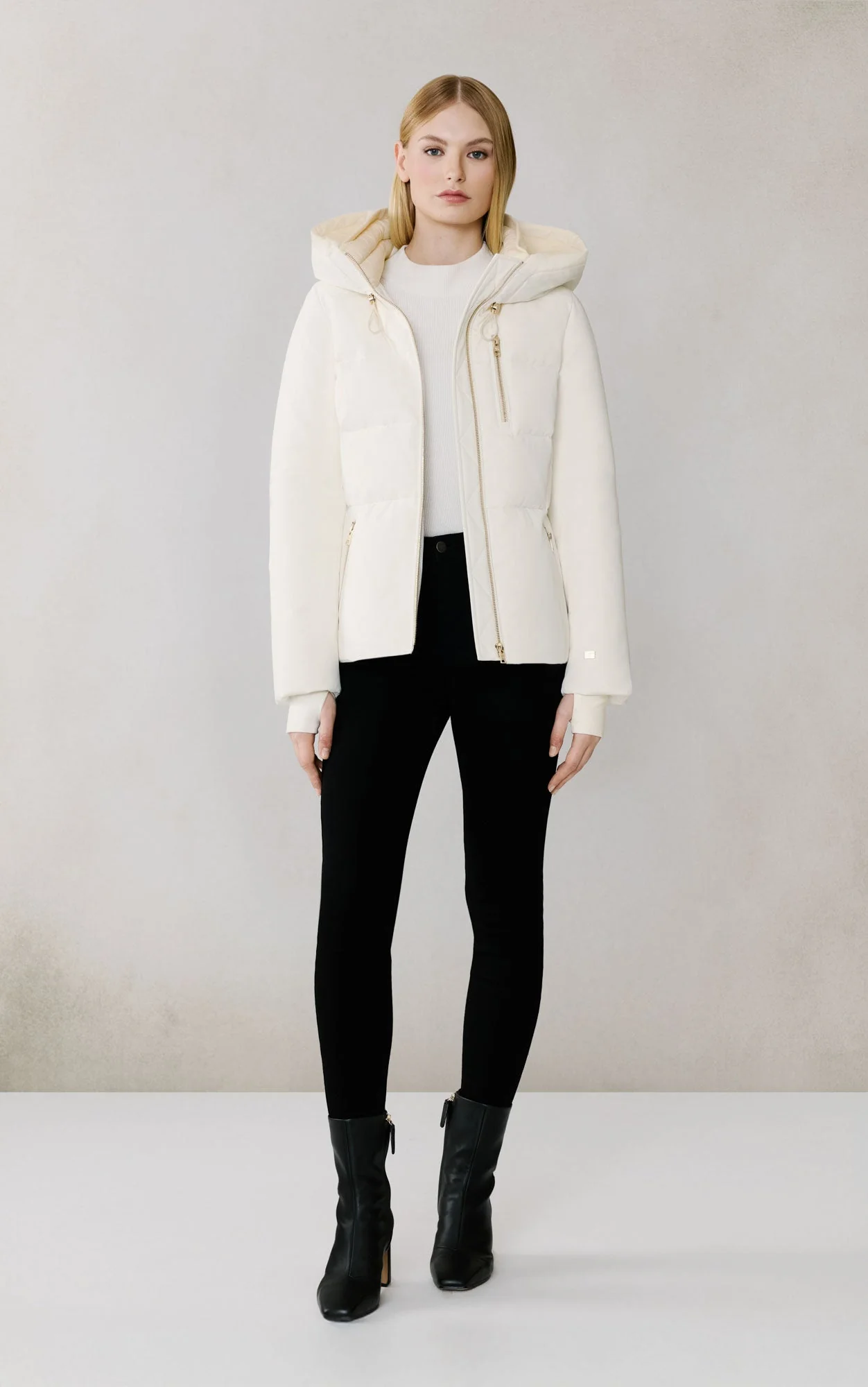 Marilou Countour Down Jacket | Powder - Image 3